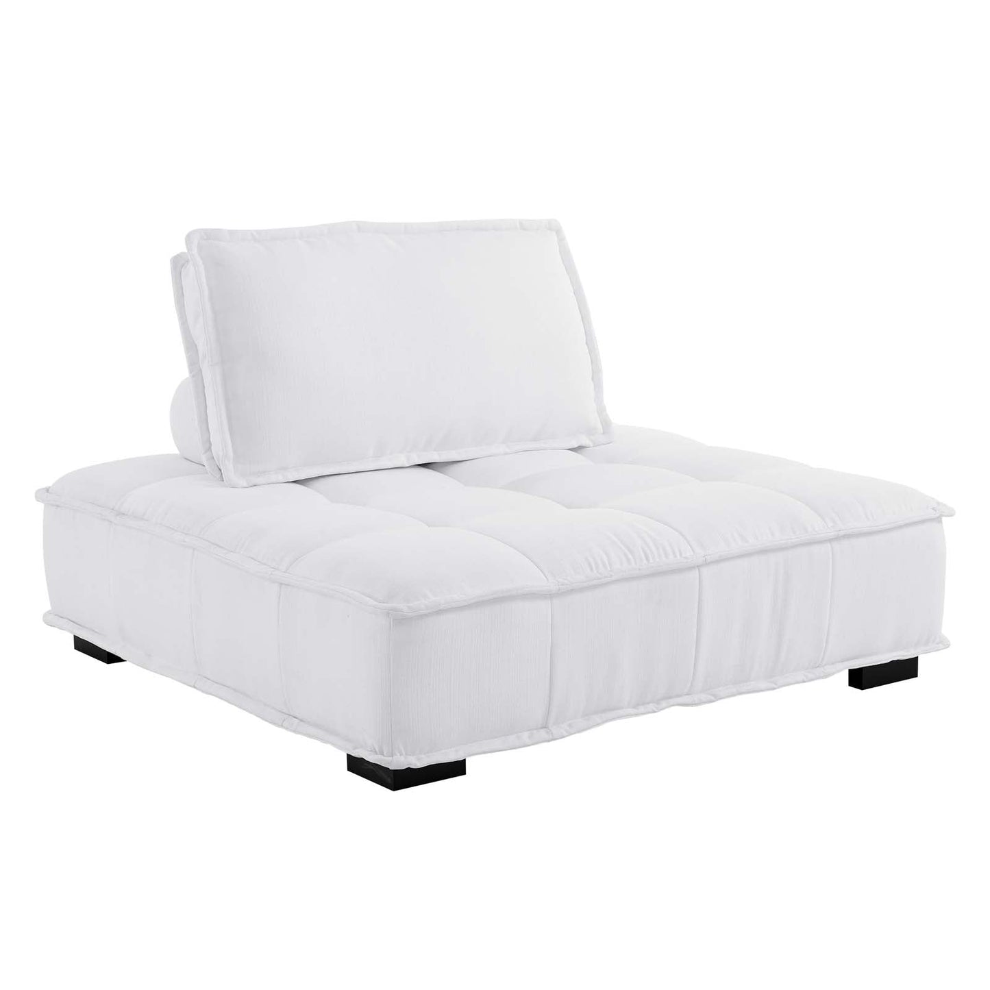 Saunter 5-Piece Tufted Fabric Fabric Sectional Sofa by Modway