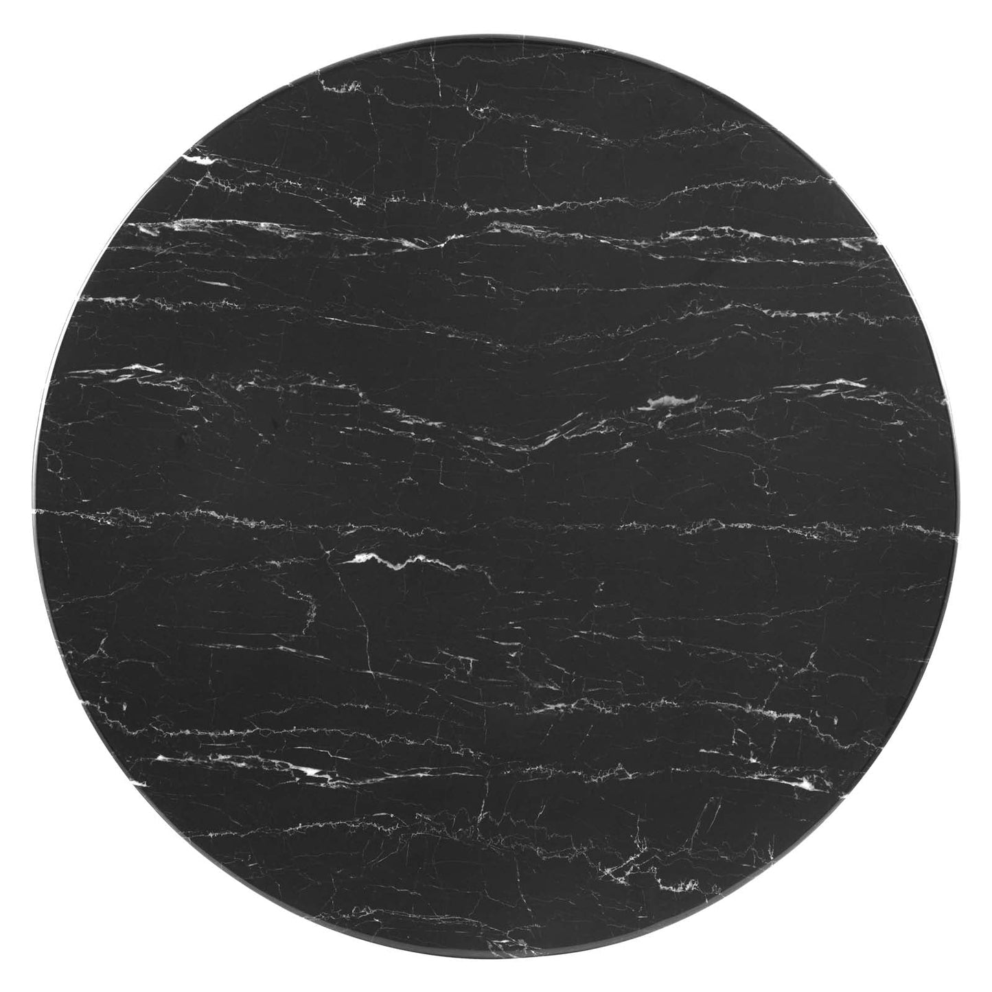 Lippa 40" Round Faux Marble Dining Table by Modway