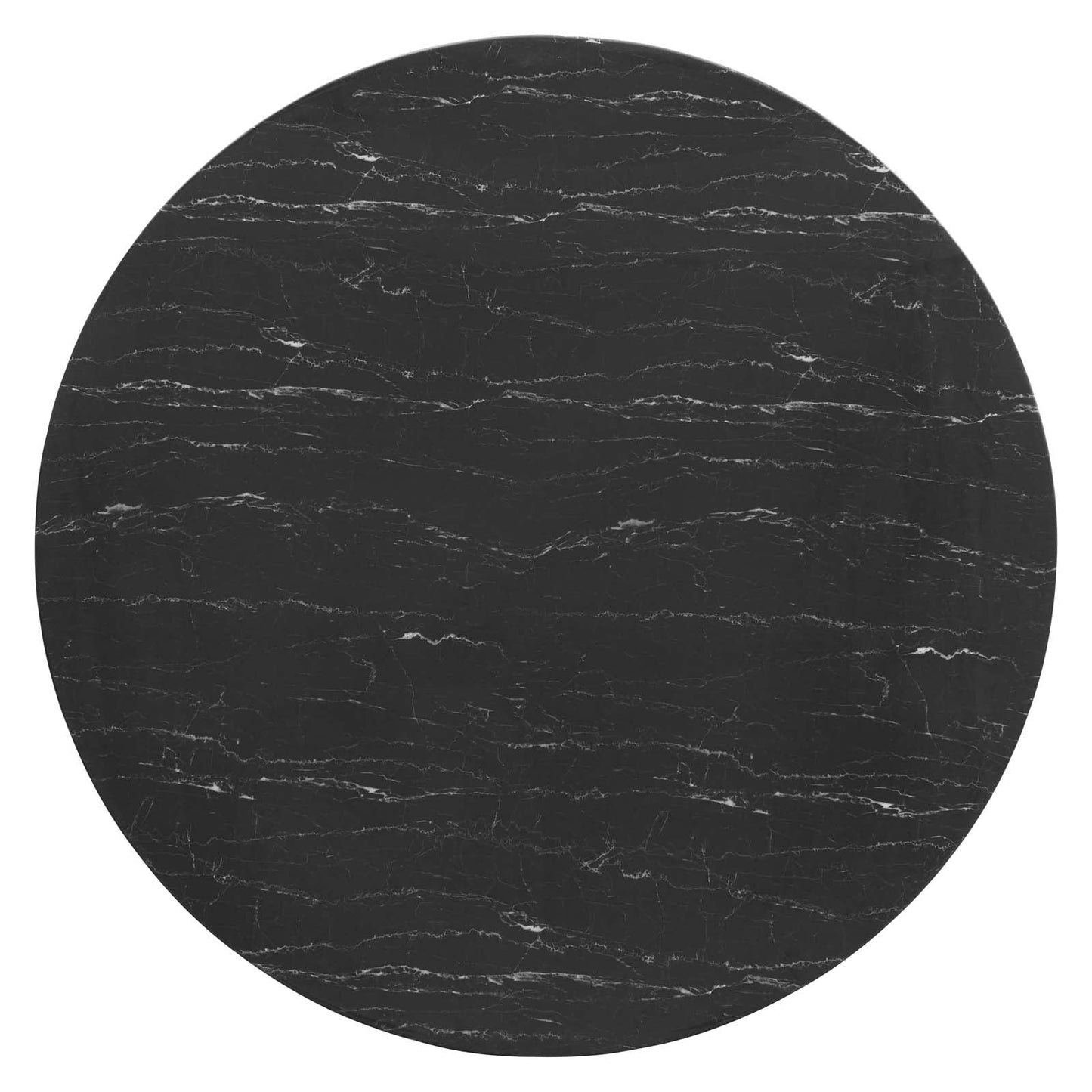 Lippa 60" Round Faux Marble Dining Table by Modway