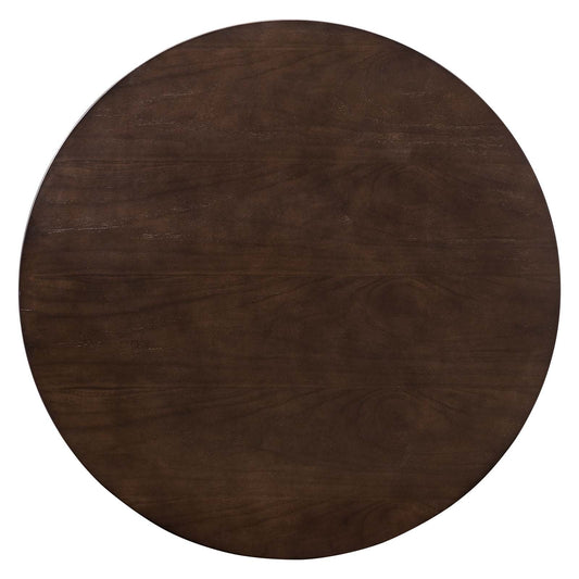Lippa 36" Round Wood Coffee Table by Modway