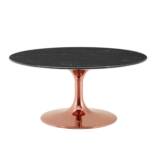 Lippa 36" Faux Marble Coffee Table by Modway