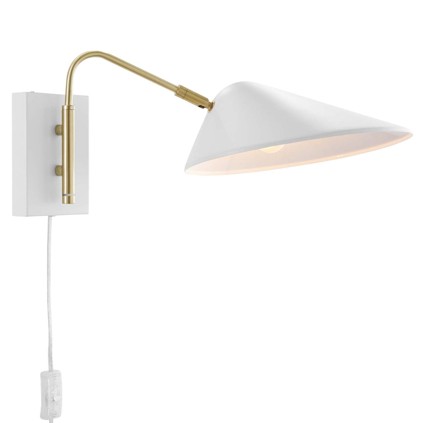 Journey 7" Swing Arm Wall Sconce by Modway