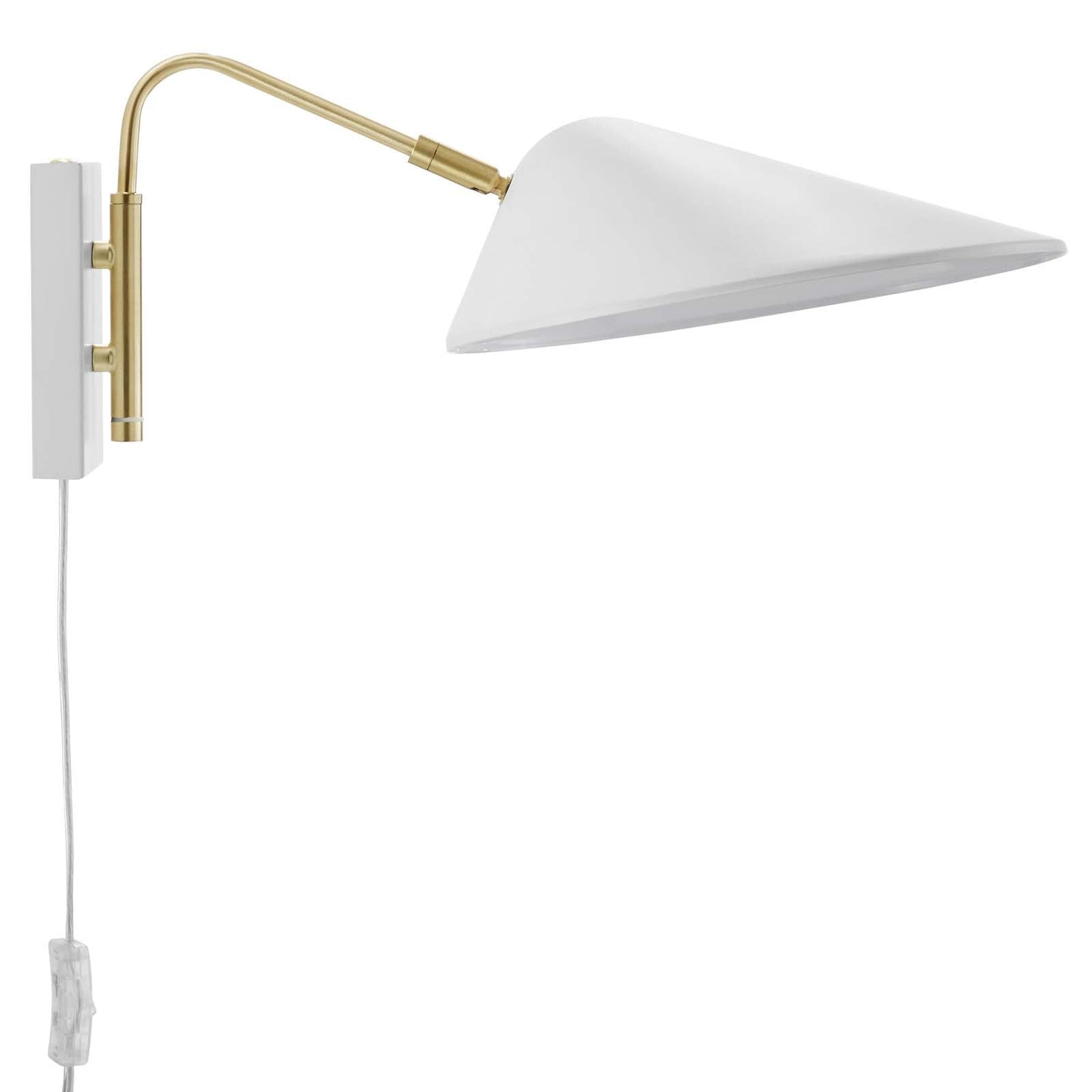 Journey 7" Swing Arm Wall Sconce by Modway
