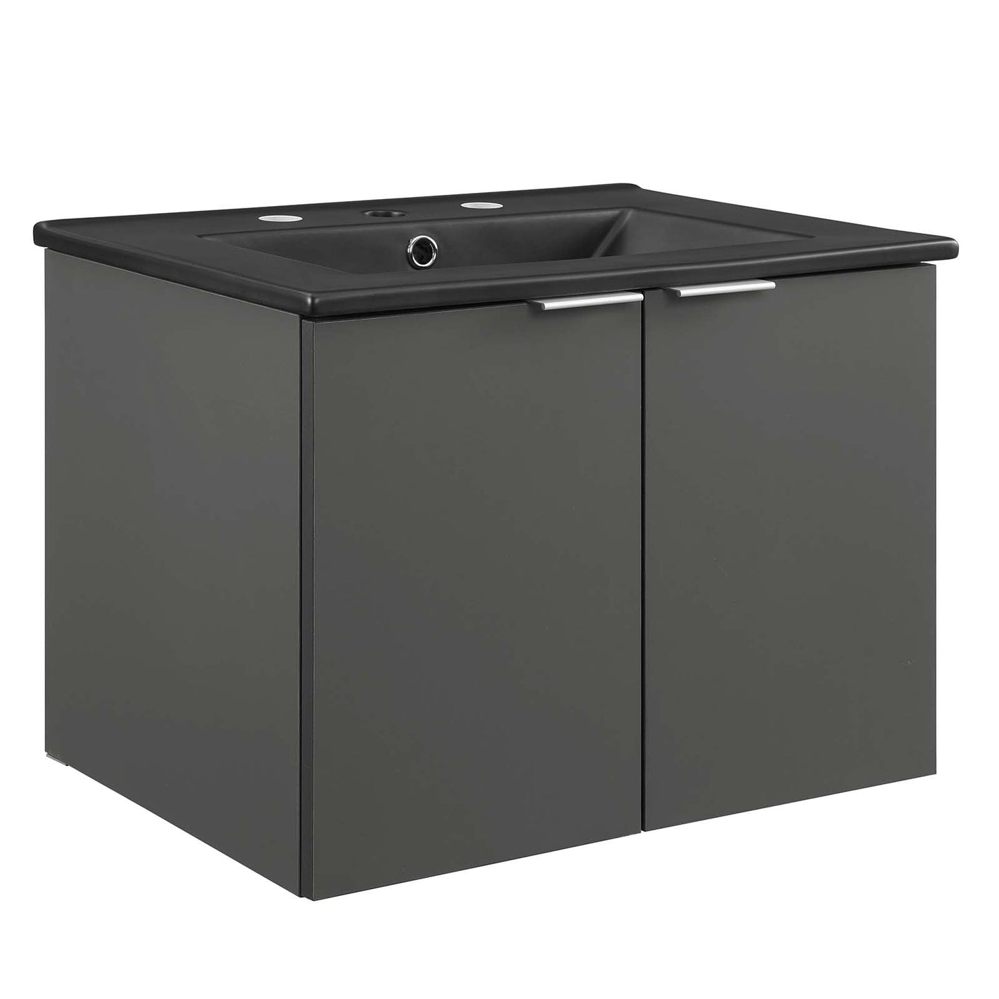 Maybelle 24" Wall-Mount Bathroom Vanity by Modway