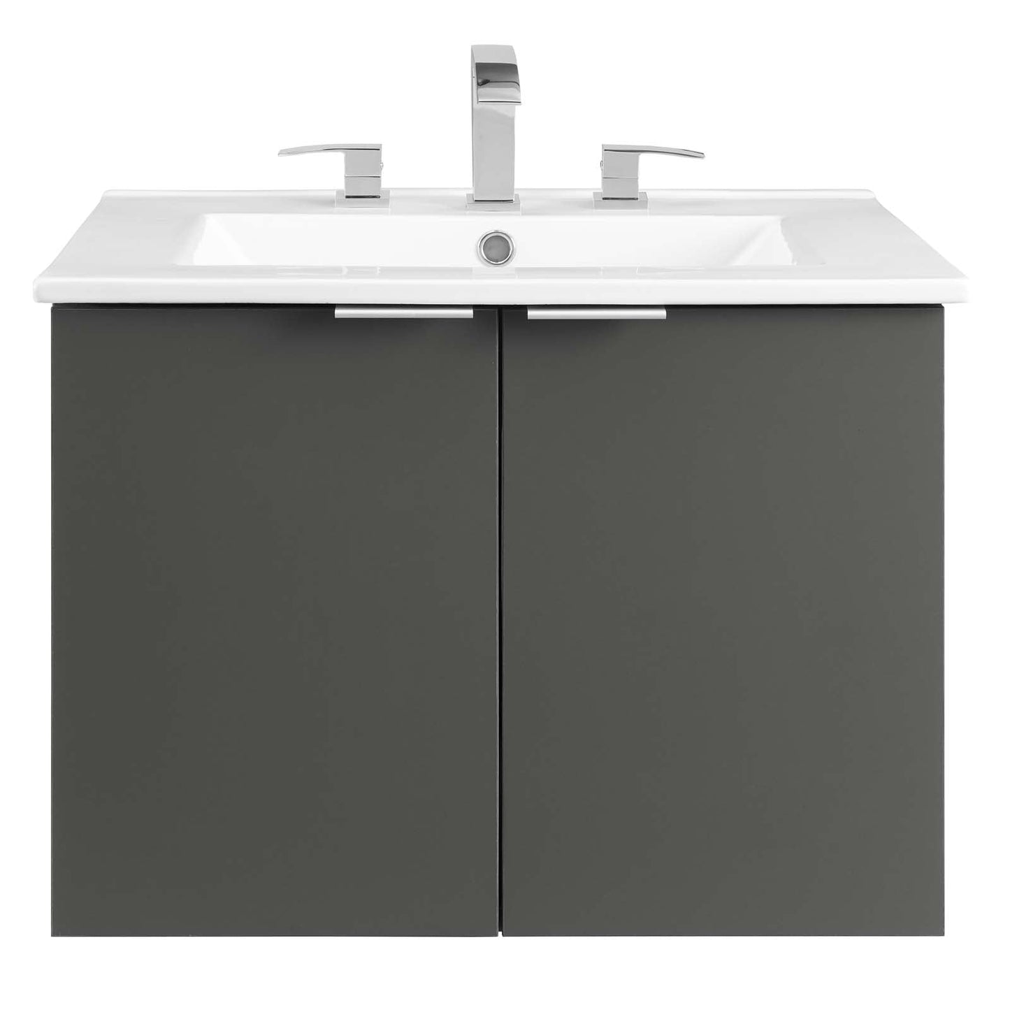 Maybelle 24" Wall-Mount Bathroom Vanity by Modway