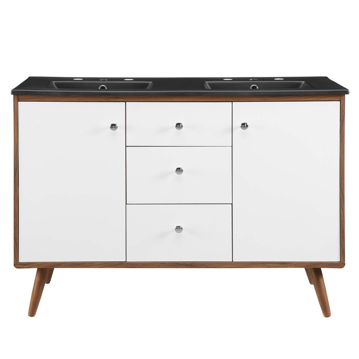 Transmit 48" Double Sink Bathroom Vanity by Modway