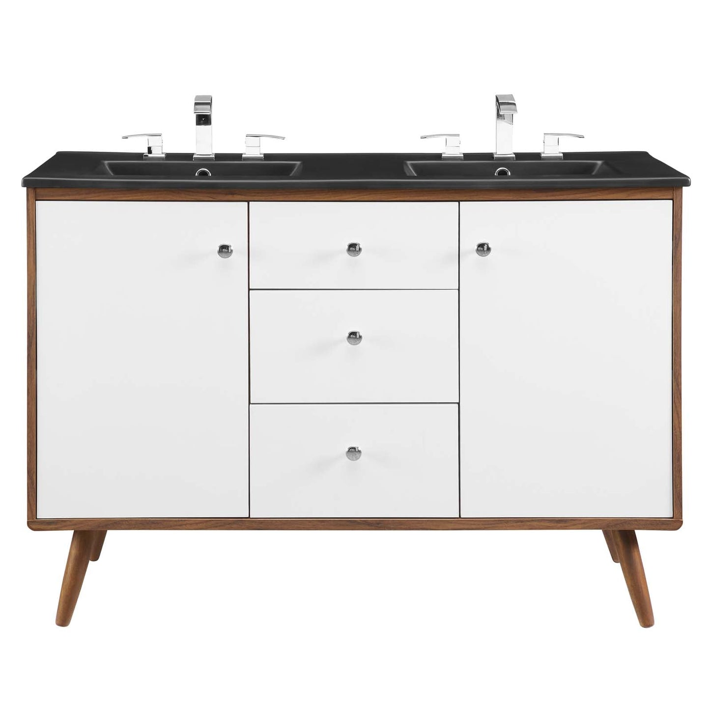 Transmit 48" Double Sink Bathroom Vanity by Modway