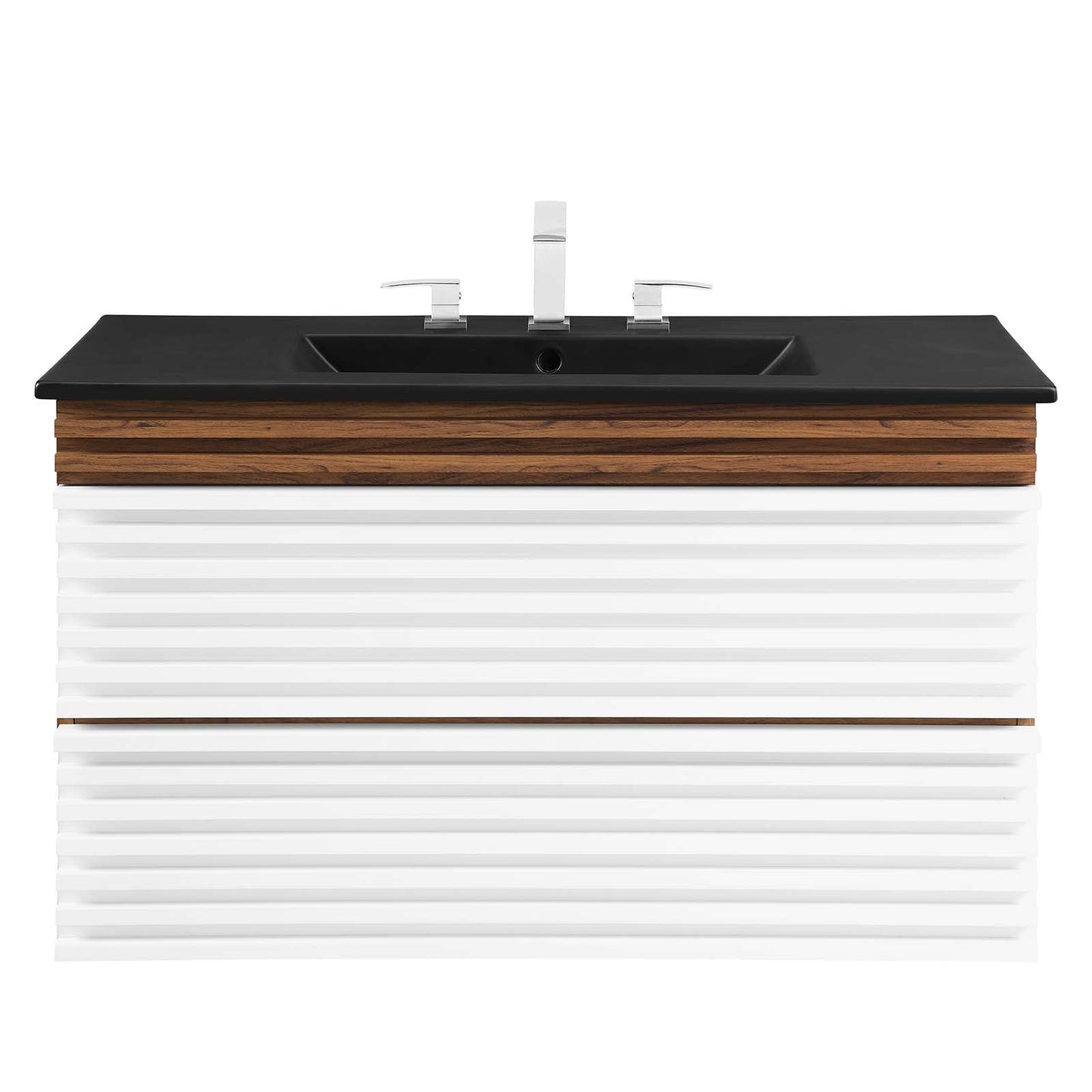 Render 36" Wall-Mount Bathroom Vanity by Modway