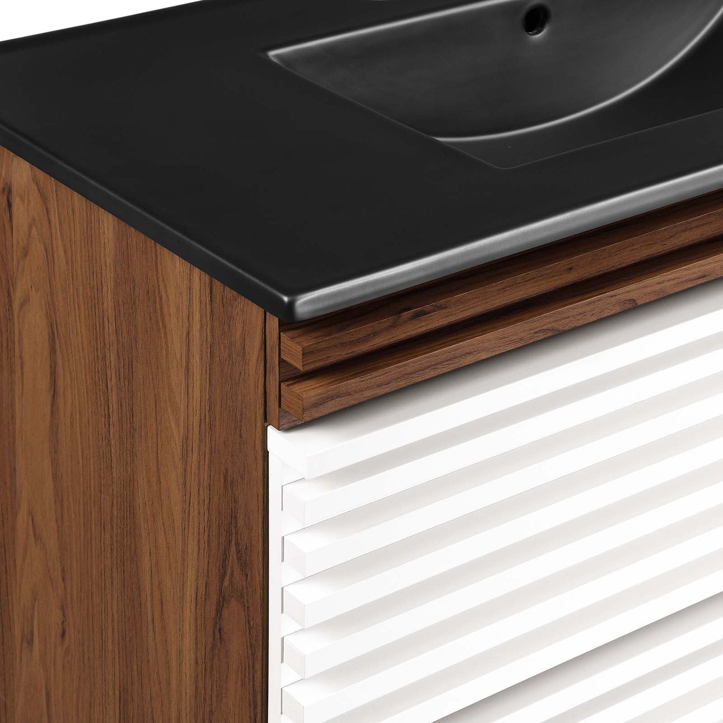 Render 36" Wall-Mount Bathroom Vanity by Modway