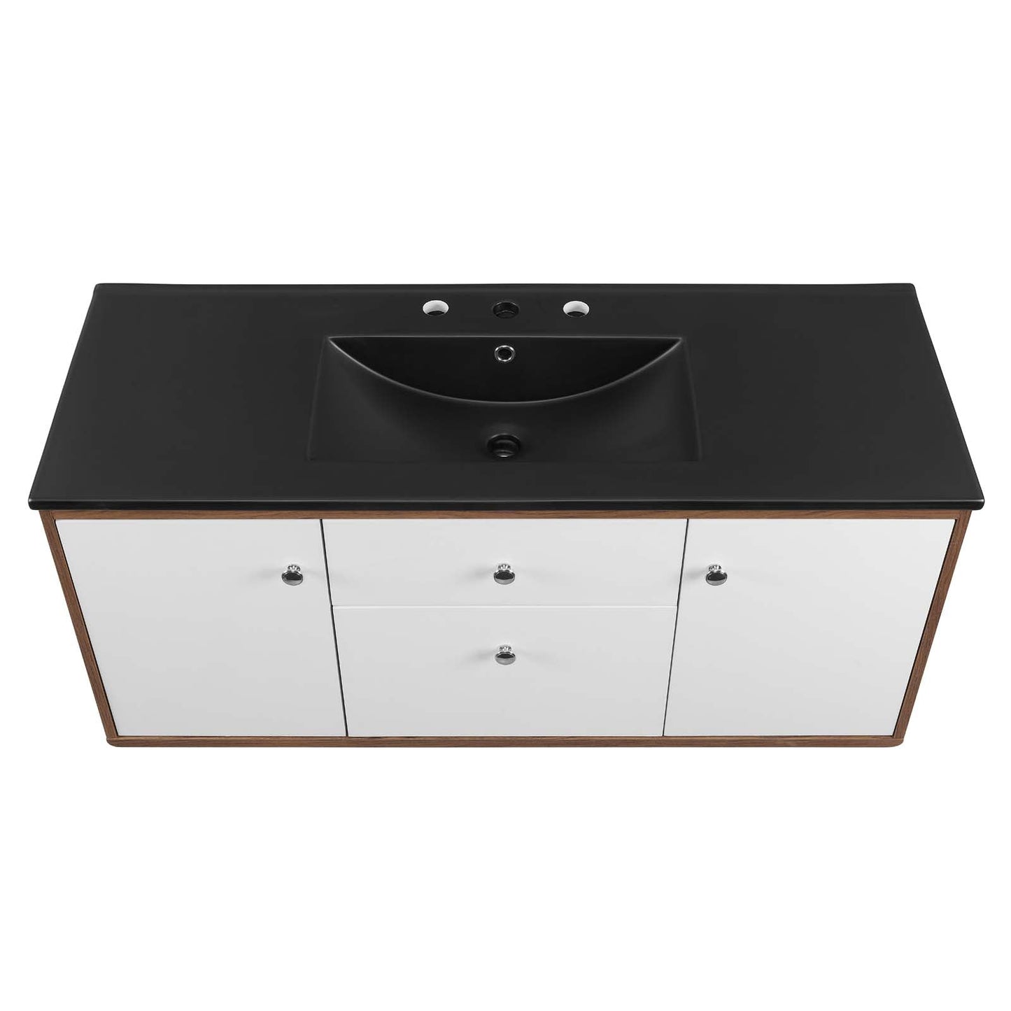 Transmit 48" Wall-Mount Bathroom Vanity by Modway
