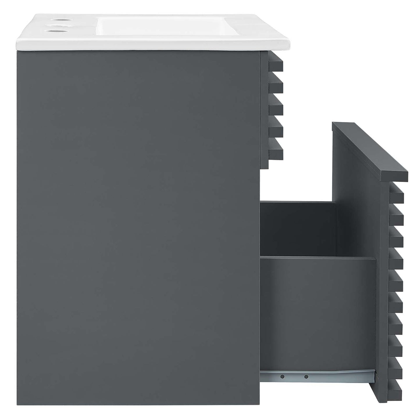 Render 18" Wall-Mount Bathroom Vanity by Modway