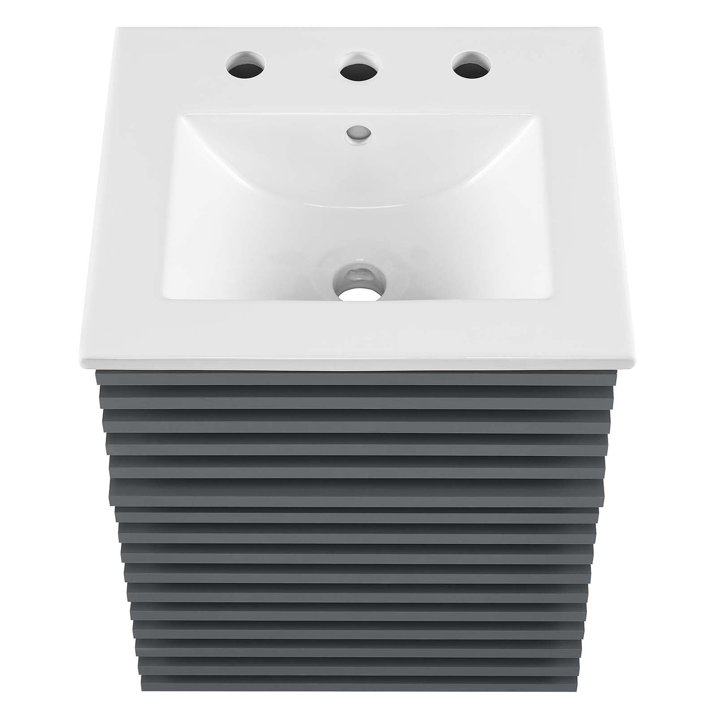 Render 18" Wall-Mount Bathroom Vanity by Modway