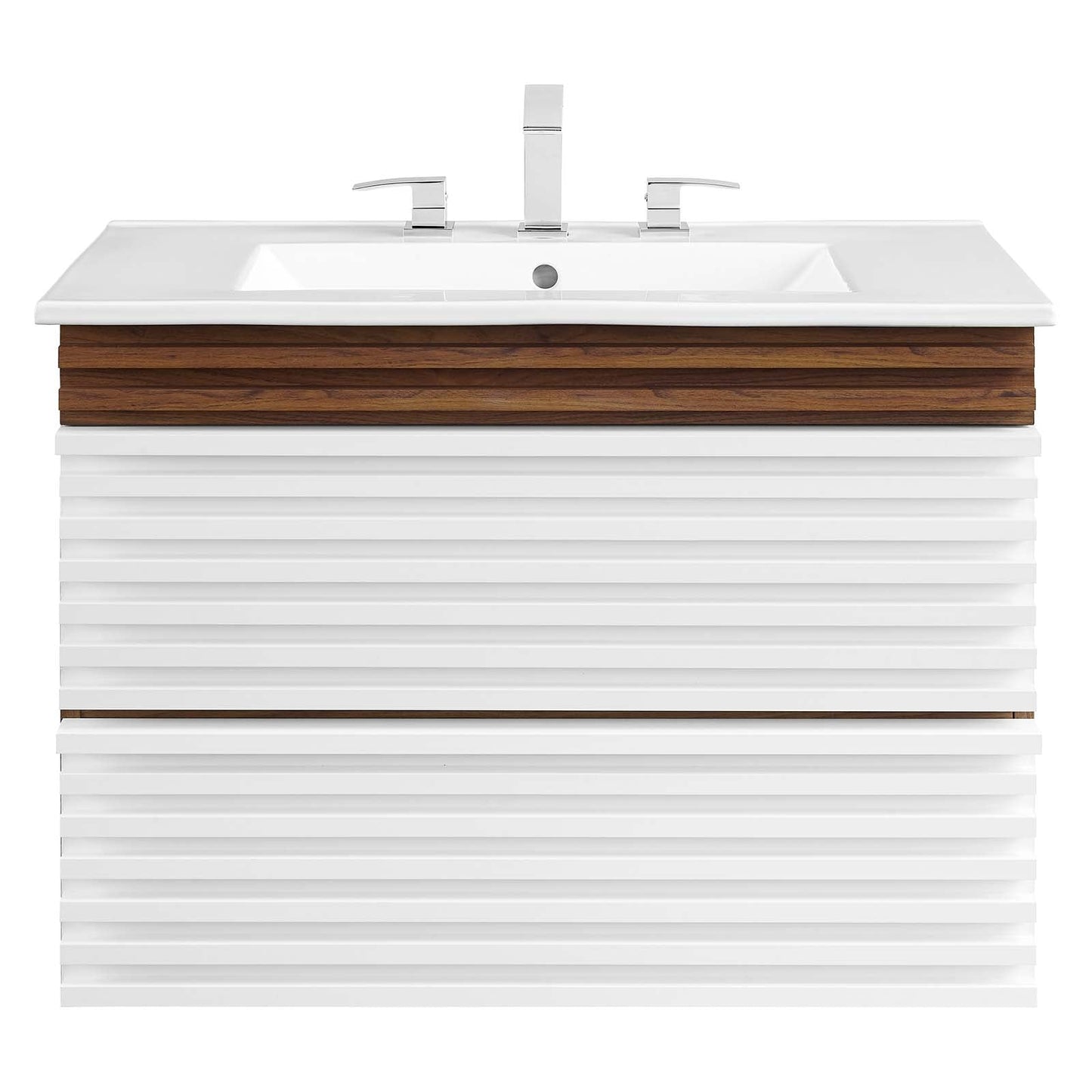Render 30" Wall-Mount Bathroom Vanity by Modway