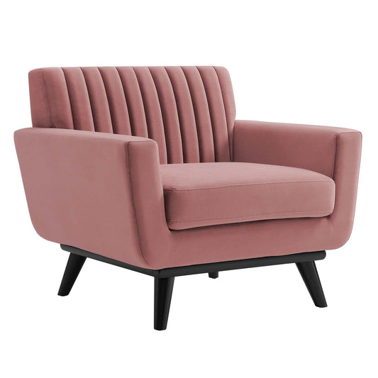 Engage Channel Tufted Performance Velvet Armchair by Modway