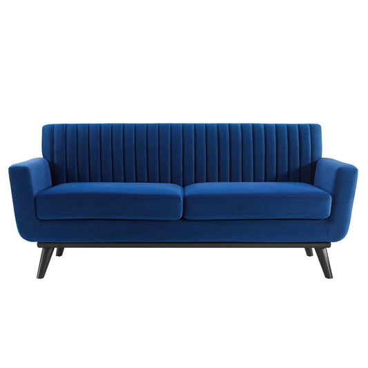 Engage Channel Tufted Performance Velvet Loveseat by Modway