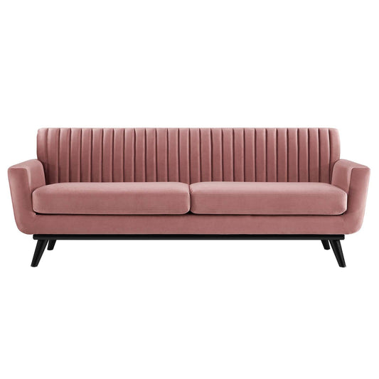 Engage Channel Tufted Performance Velvet Sofa by Modway