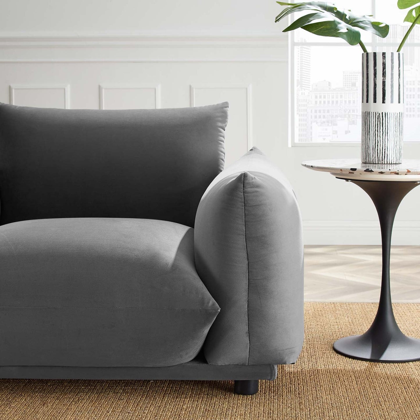 Copious Performance Velvet Armchair by Modway
