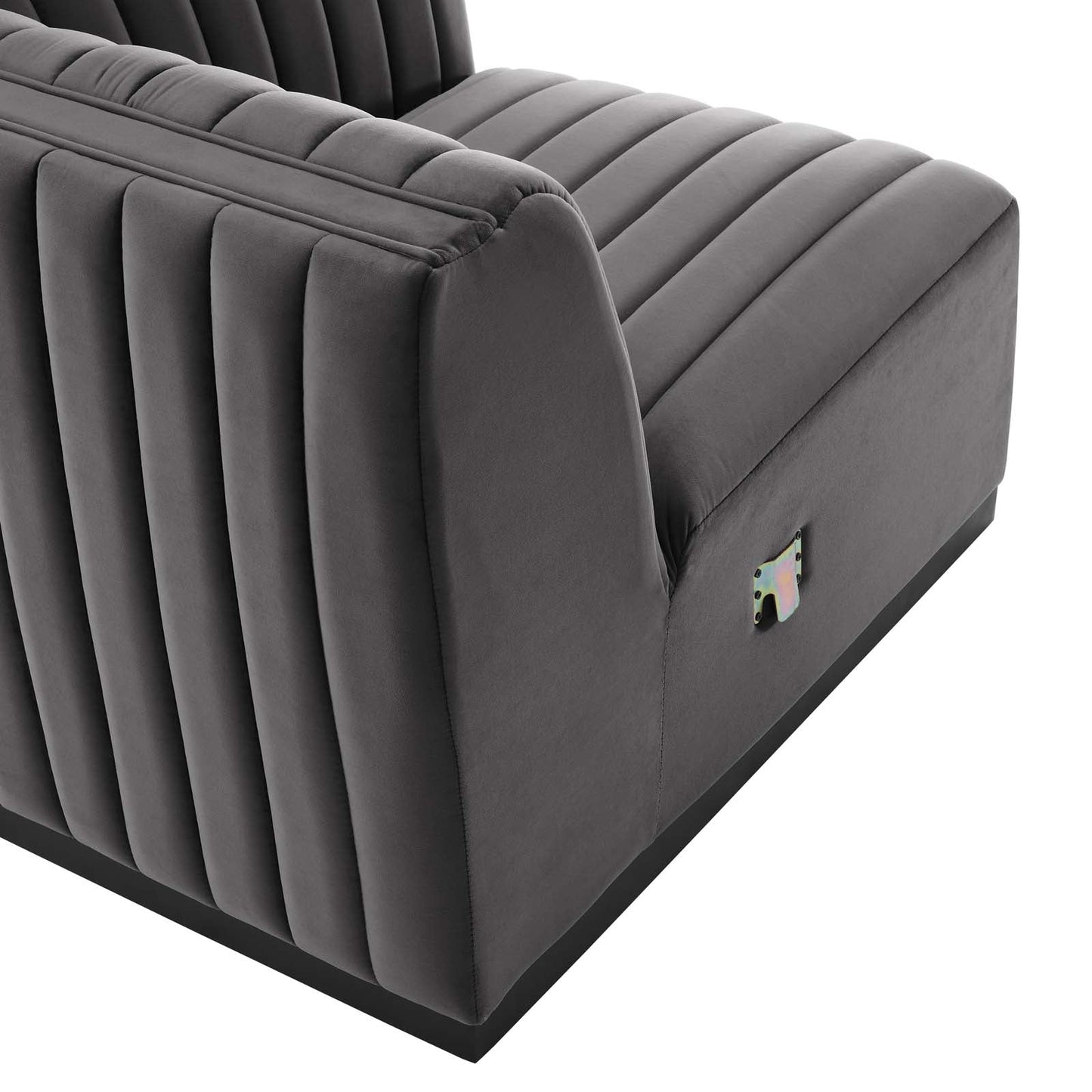 Conjure Channel Tufted Performance Velvet Right-Arm Chair by Modway