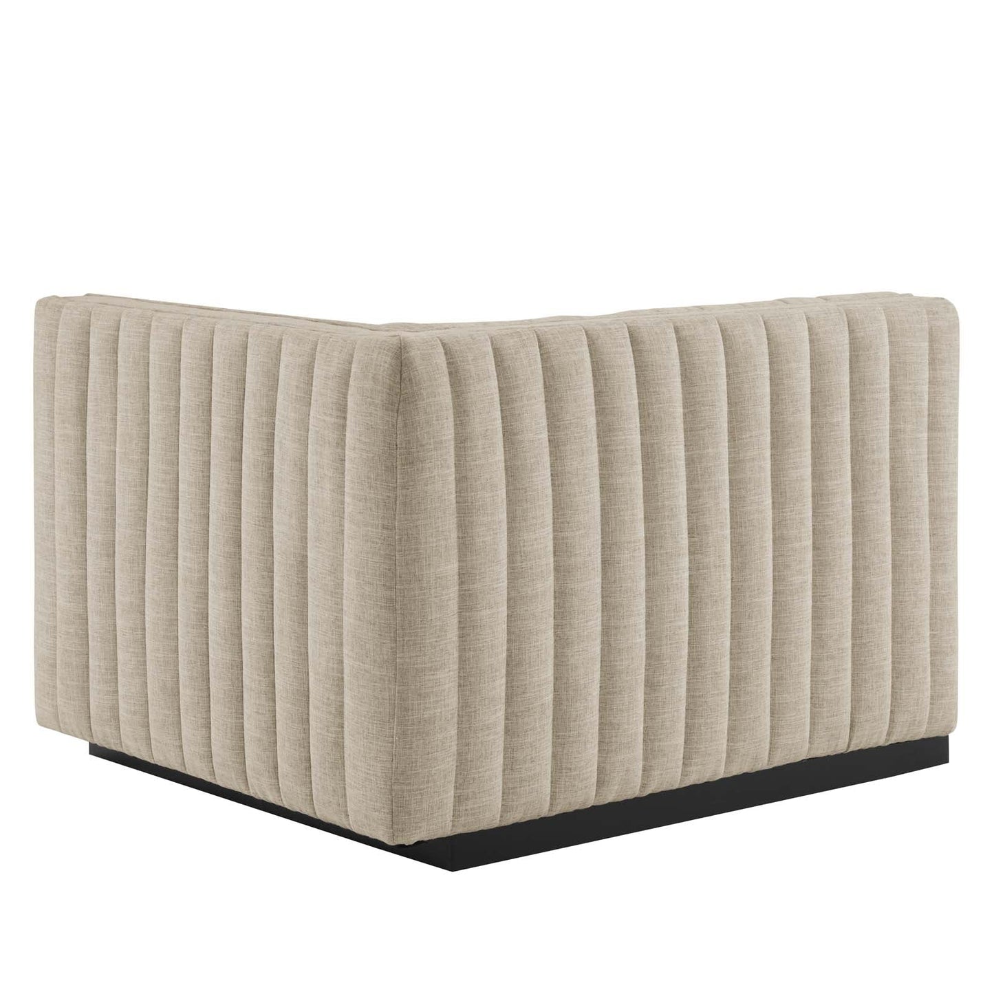 Conjure Channel Tufted Upholstered Fabric Right-Arm Chair by Modway
