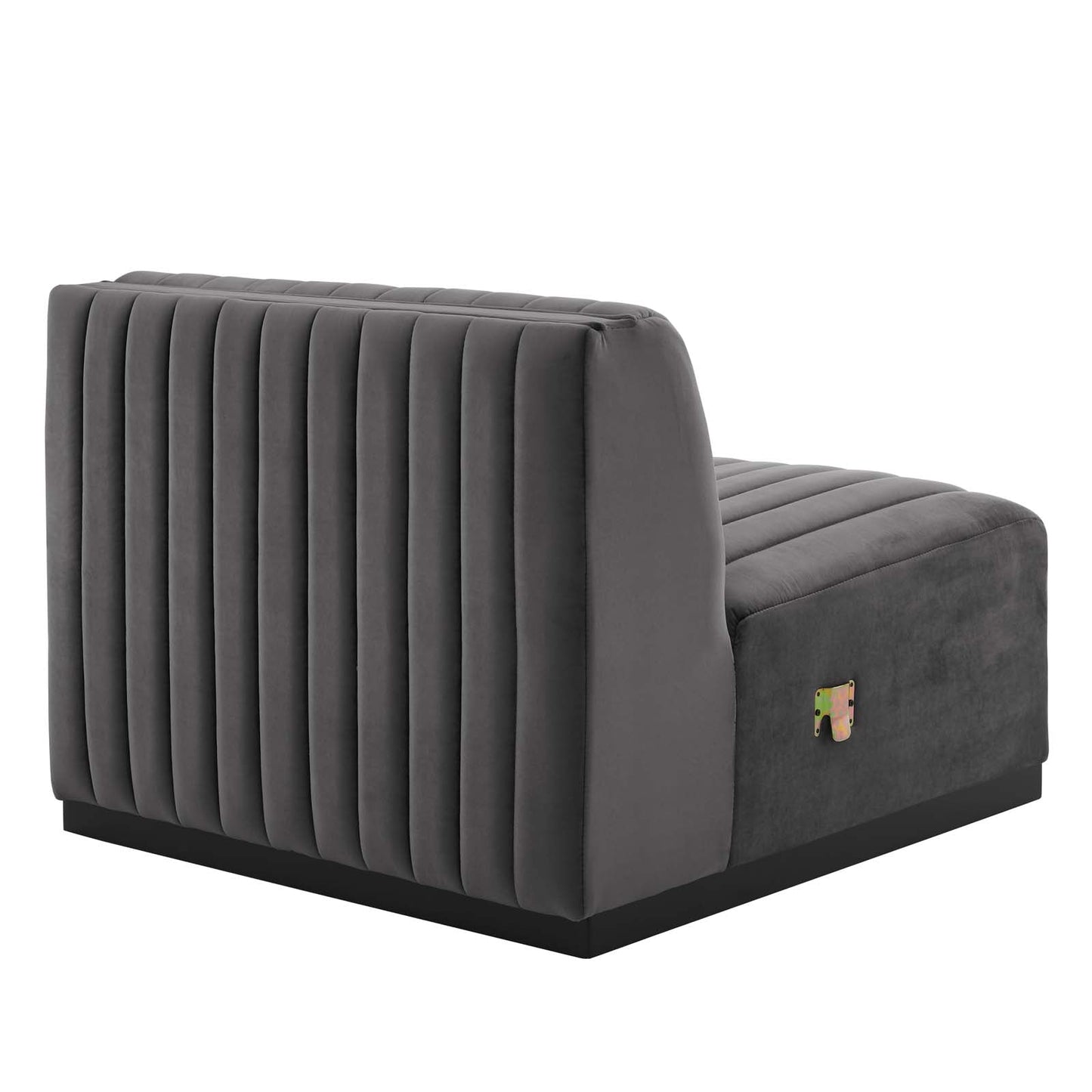 Conjure Channel Tufted Performance Velvet Armless Chair by Modway