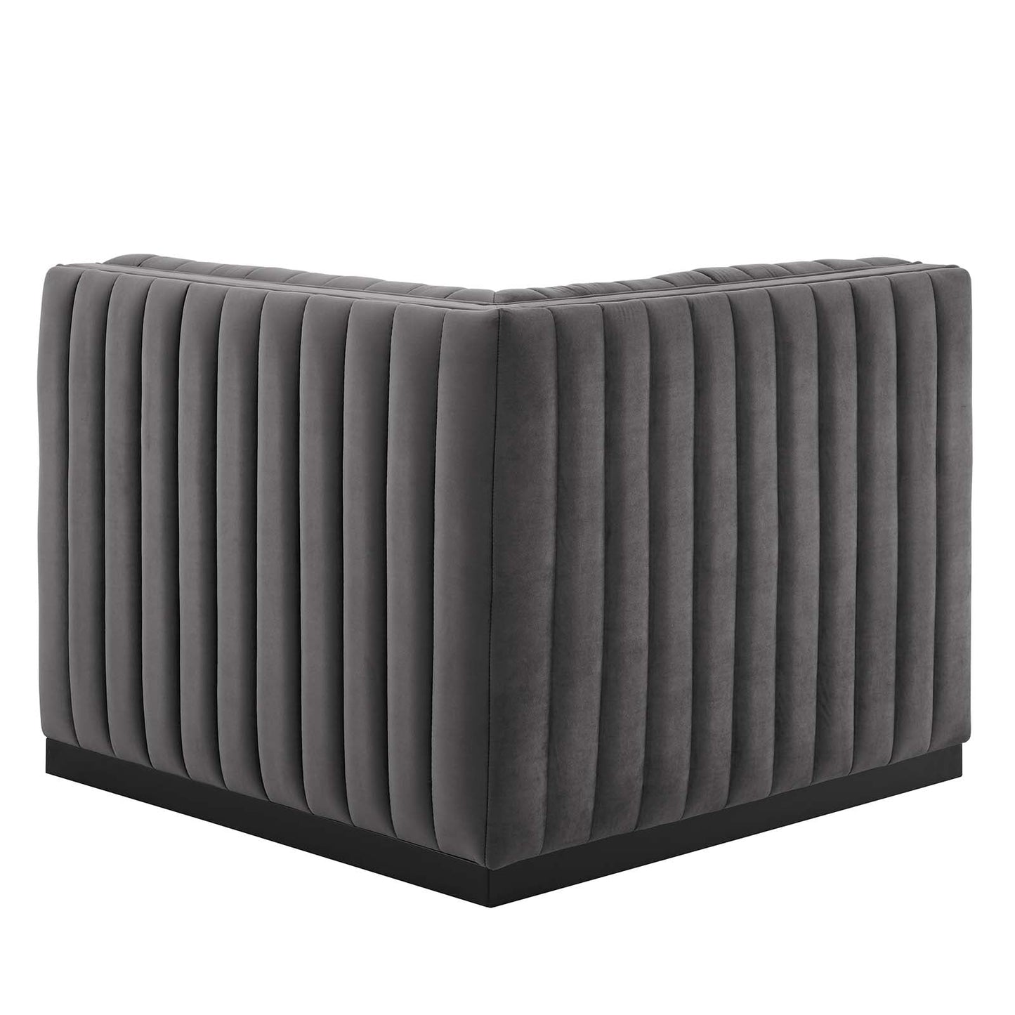 Conjure Channel Tufted Performance Velvet Left Corner Chair by Modway
