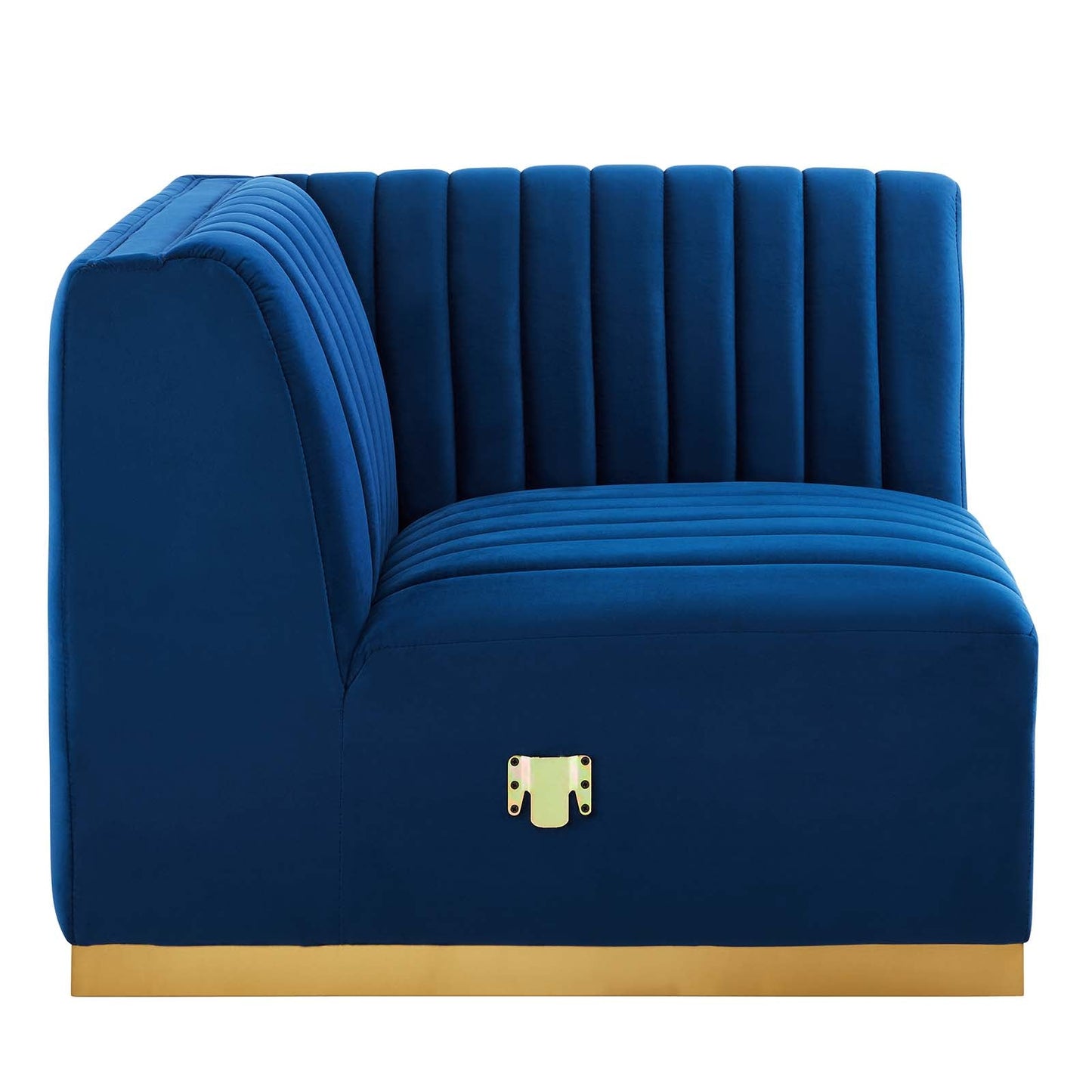 Conjure Channel Tufted Performance Velvet Right Corner Chair by Modway