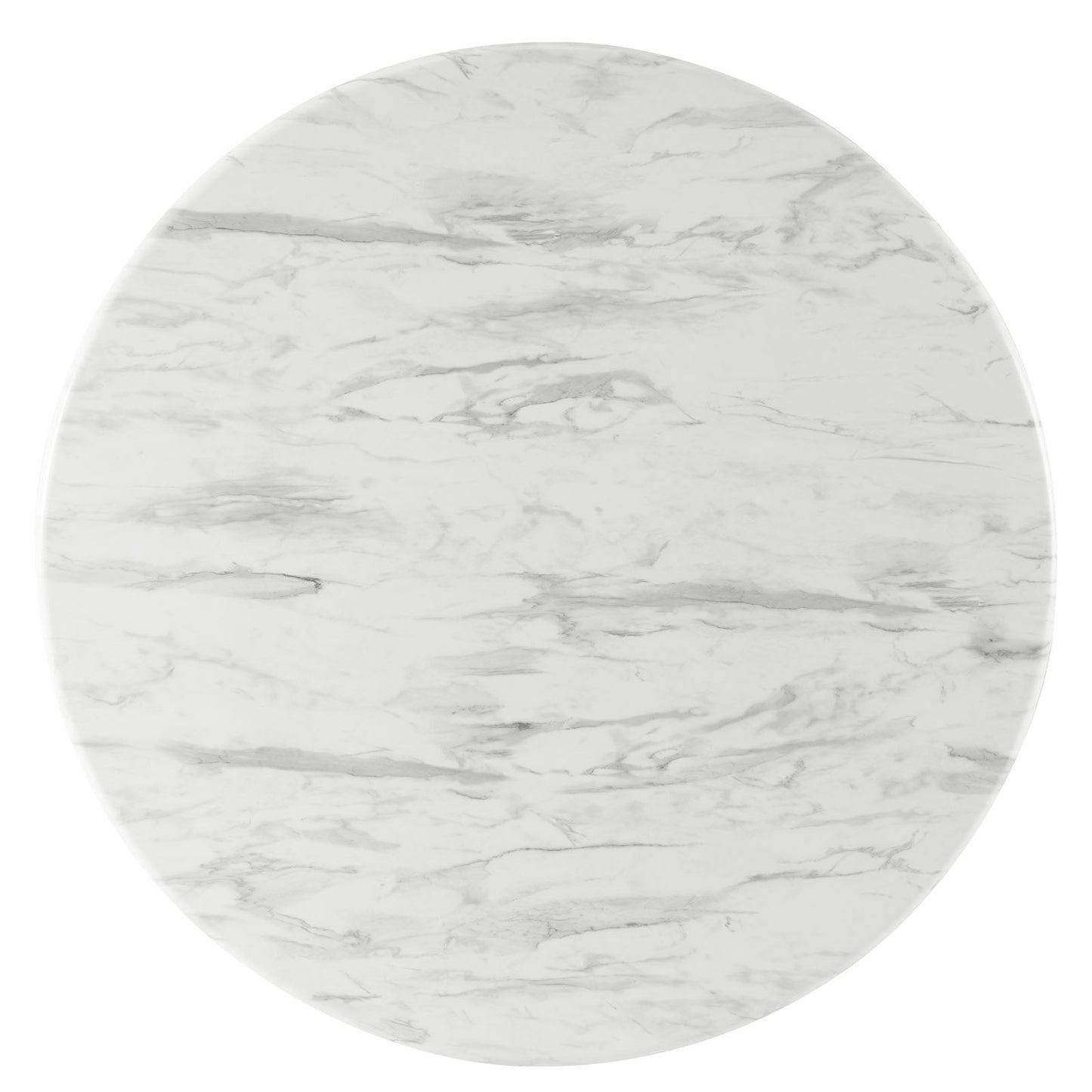 Traverse 50" Round Performance Artificial Marble Dining Table by Modway