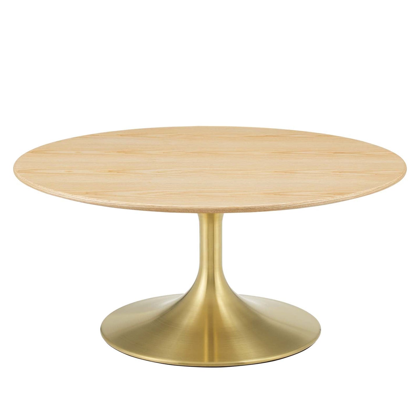 Lippa 36" Round Wood Coffee Table by Modway