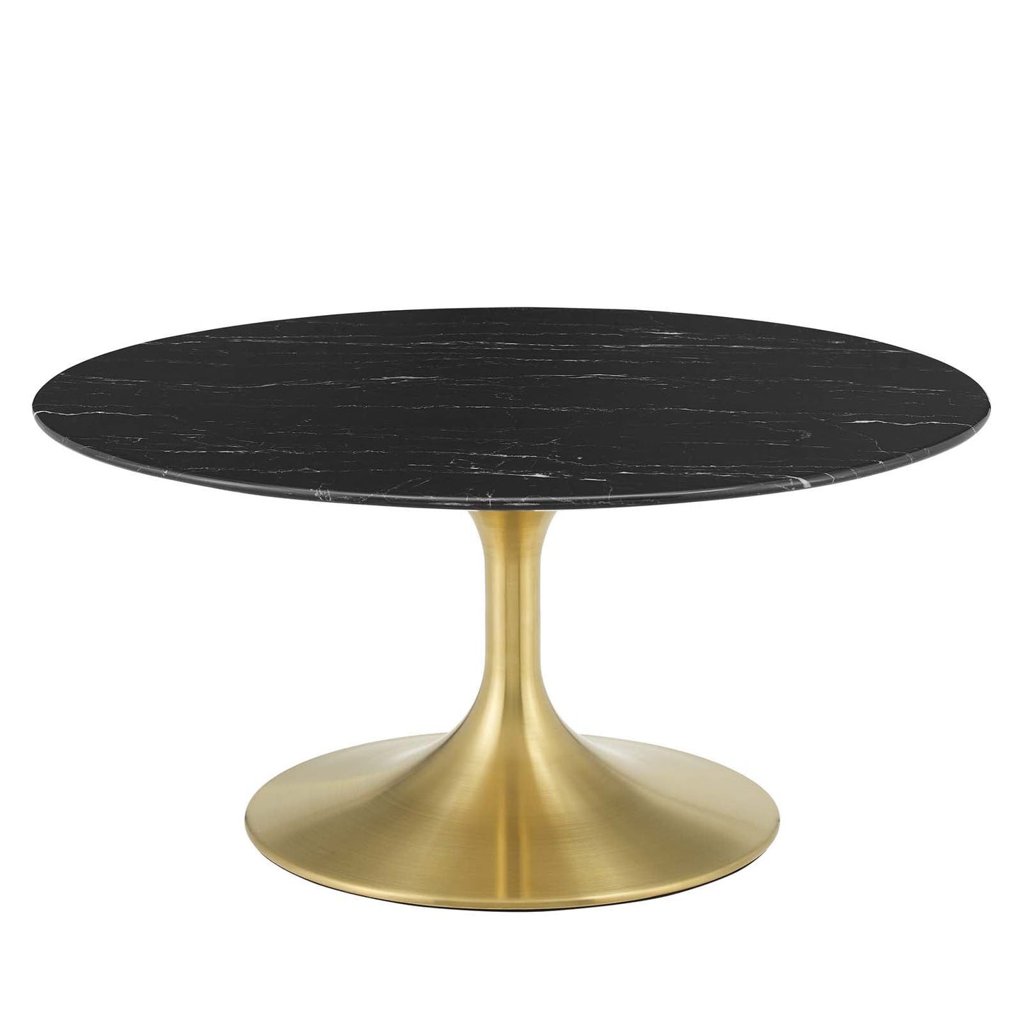 Lippa 36" Round Faux Marble Coffee Table by Modway