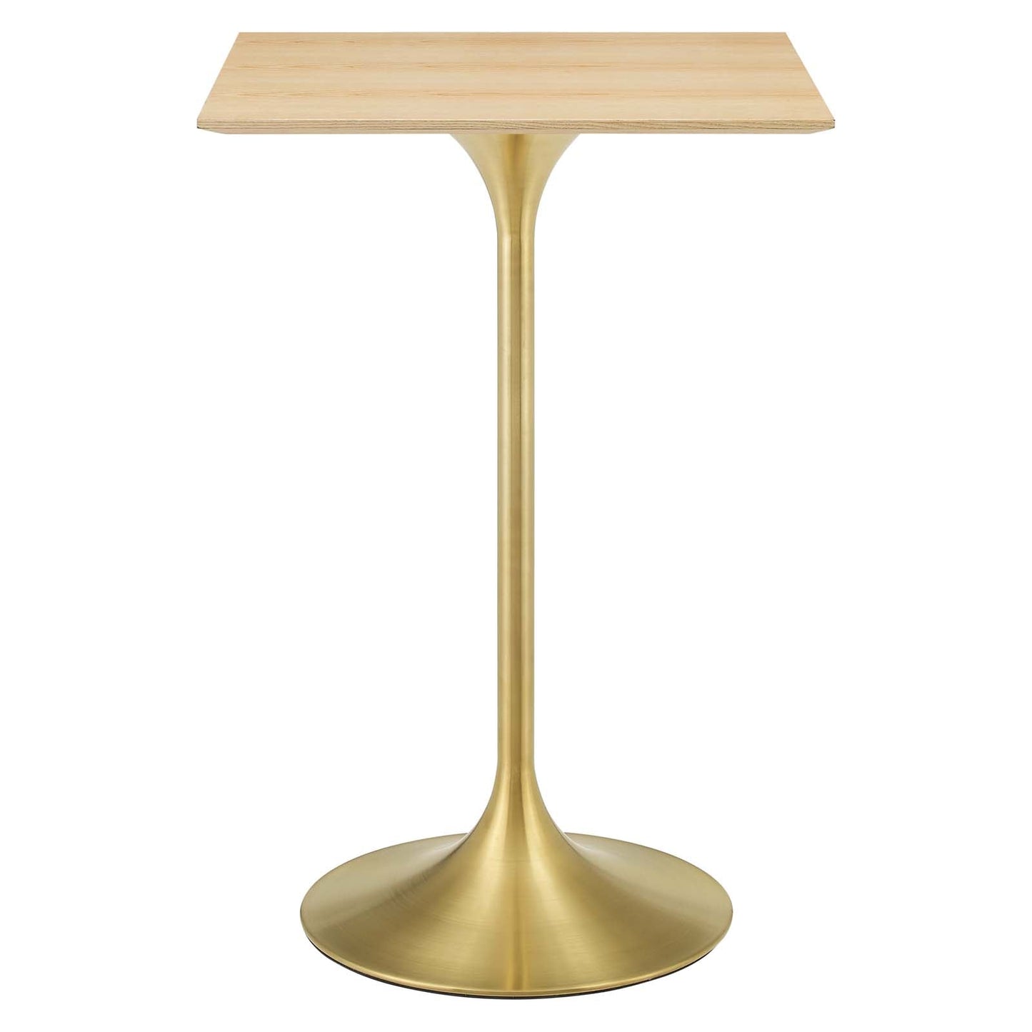 Lippa 28" Square Wood Bar Table by Modway