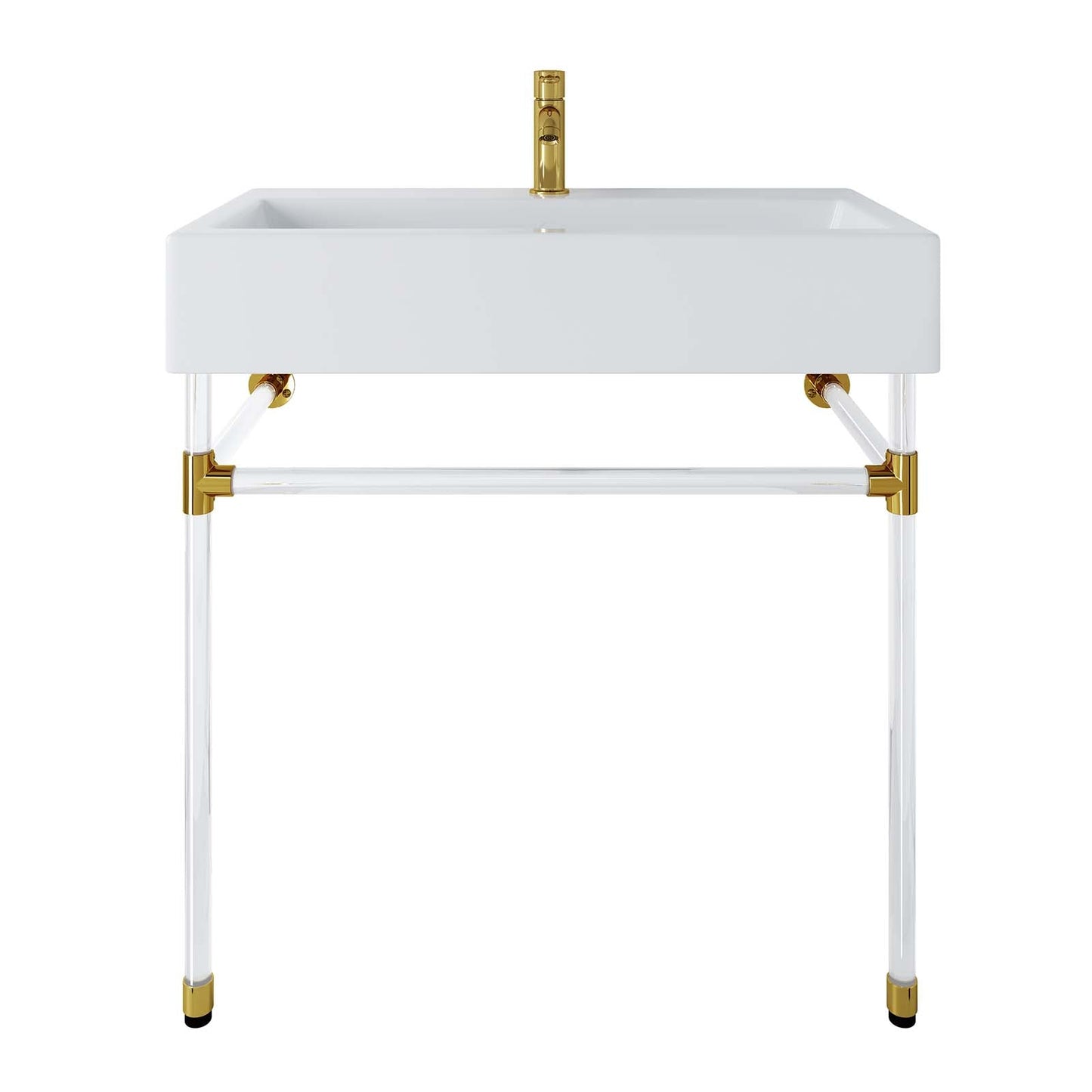 Redeem 32" Acrylic Wall-Mount Bathroom Vanity by Modway
