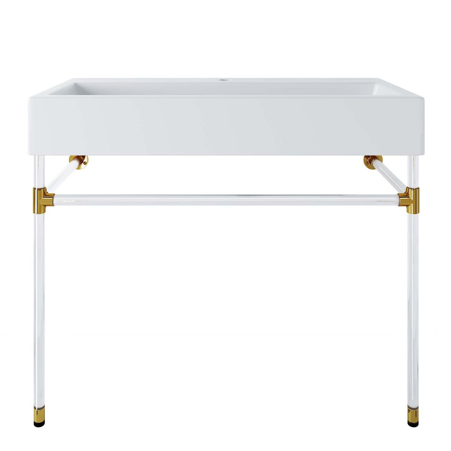 Redeem 40" Acrylic Wall-Mount Bathroom Vanity by Modway