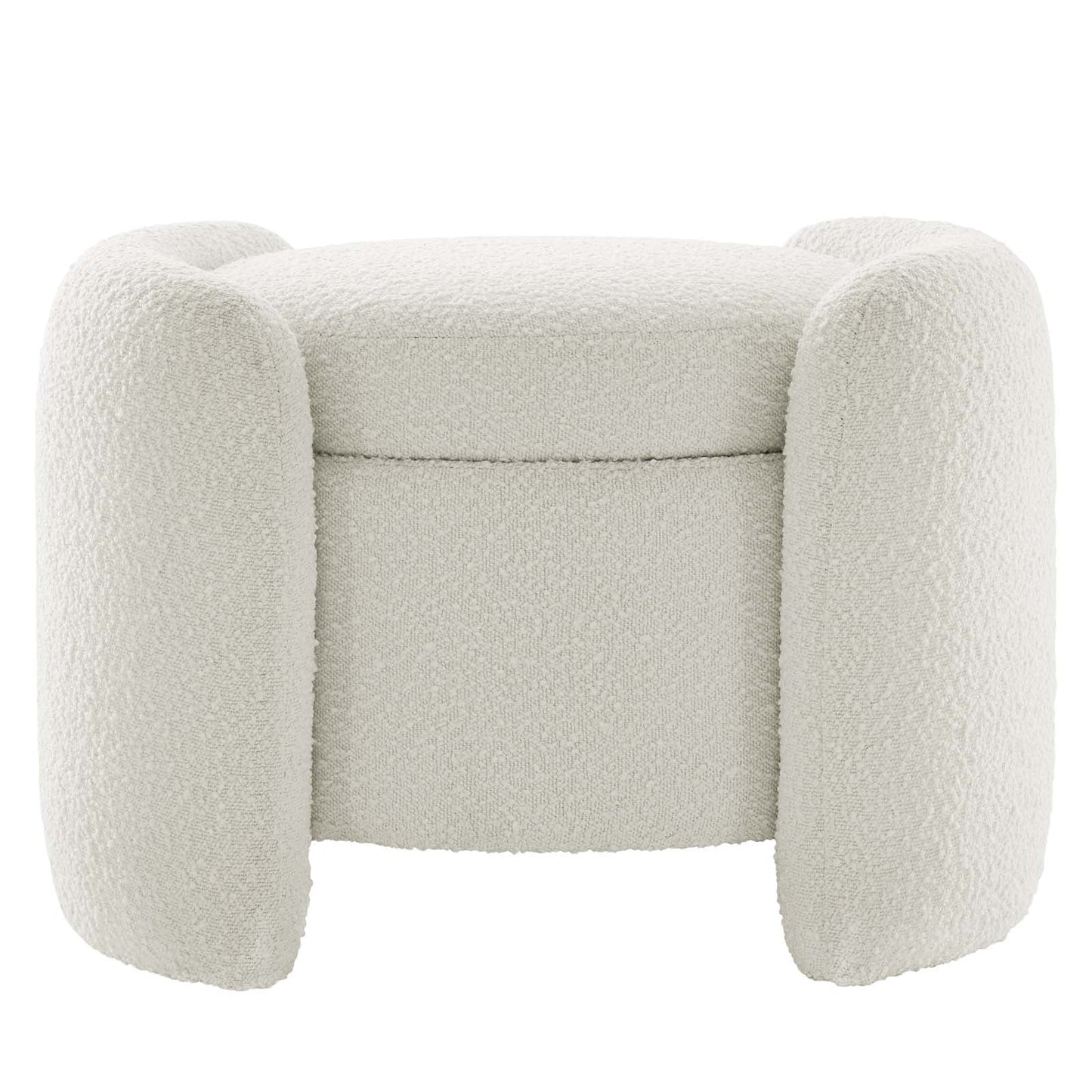Nebula Boucle Upholstered Ottoman by Modway