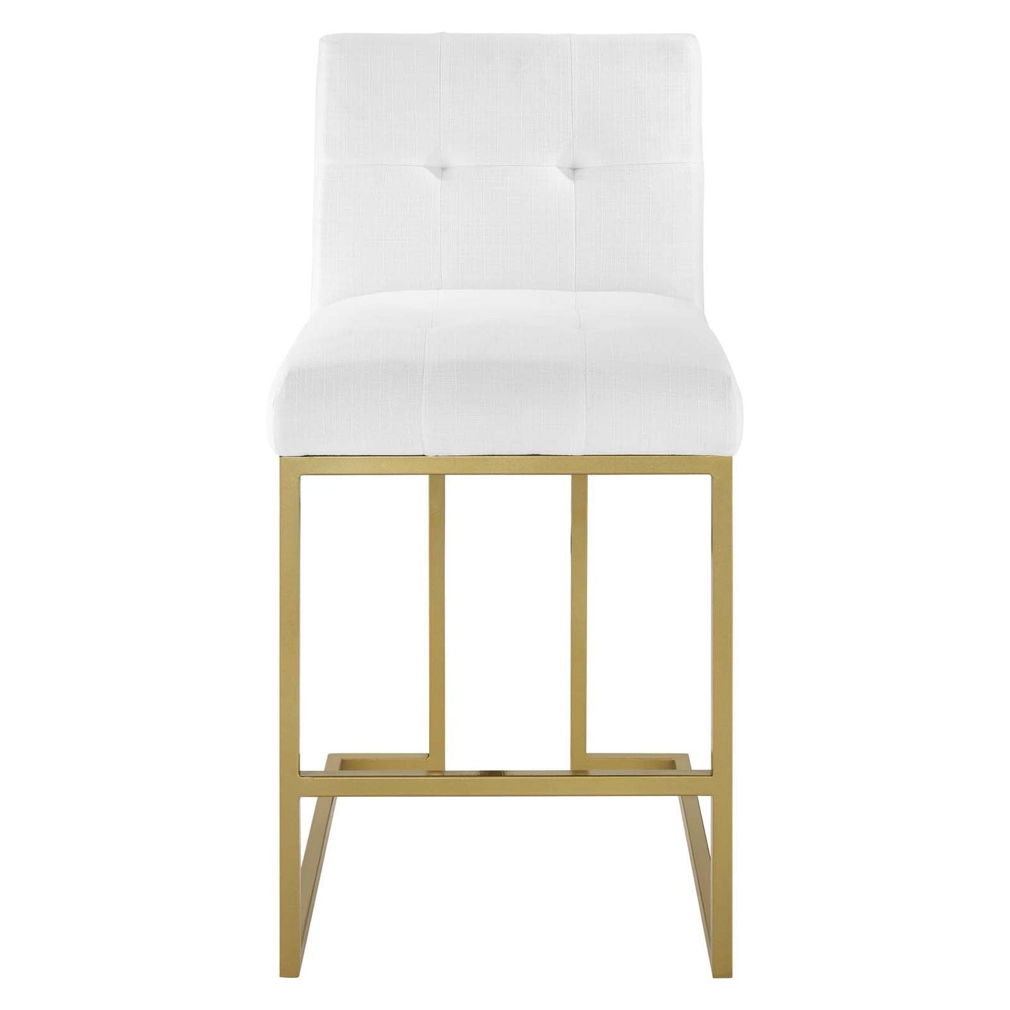Privy Upholstered Fabric Counter Stool Set of 2 by Modway