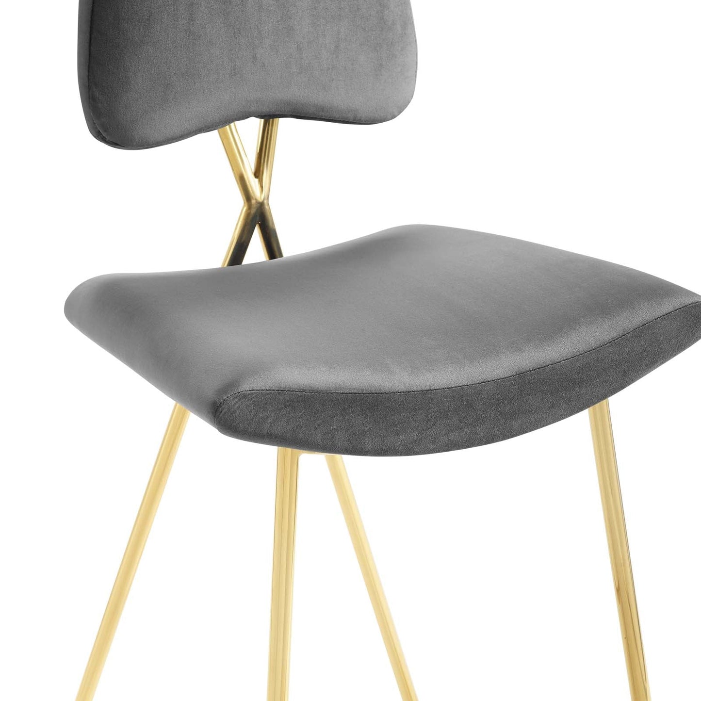 Ponder Performance Velvet Counter Stool Set of 2 by Modway