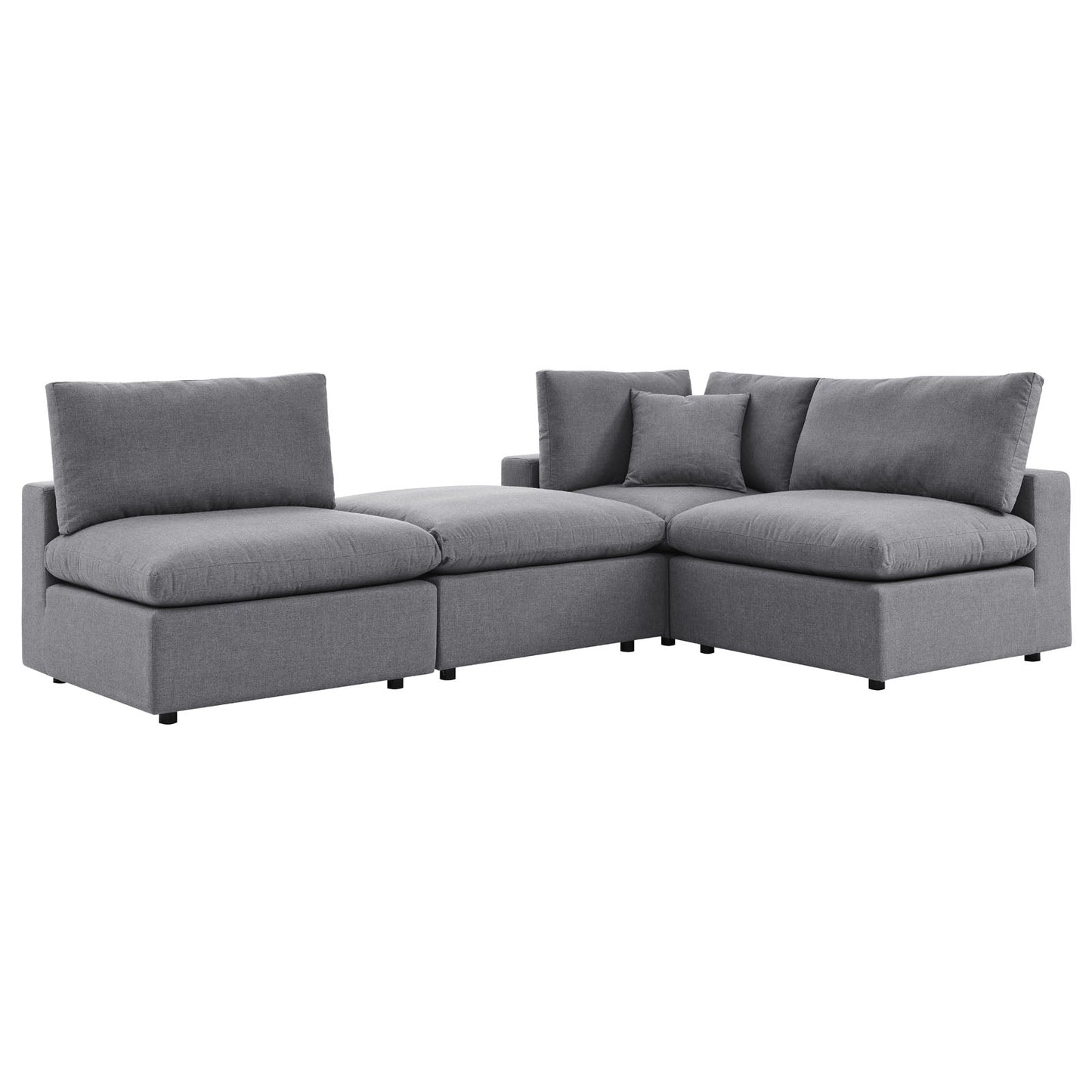 Commix 4-Piece Sunbrella¨ Outdoor Patio Sectional Sofa by Modway