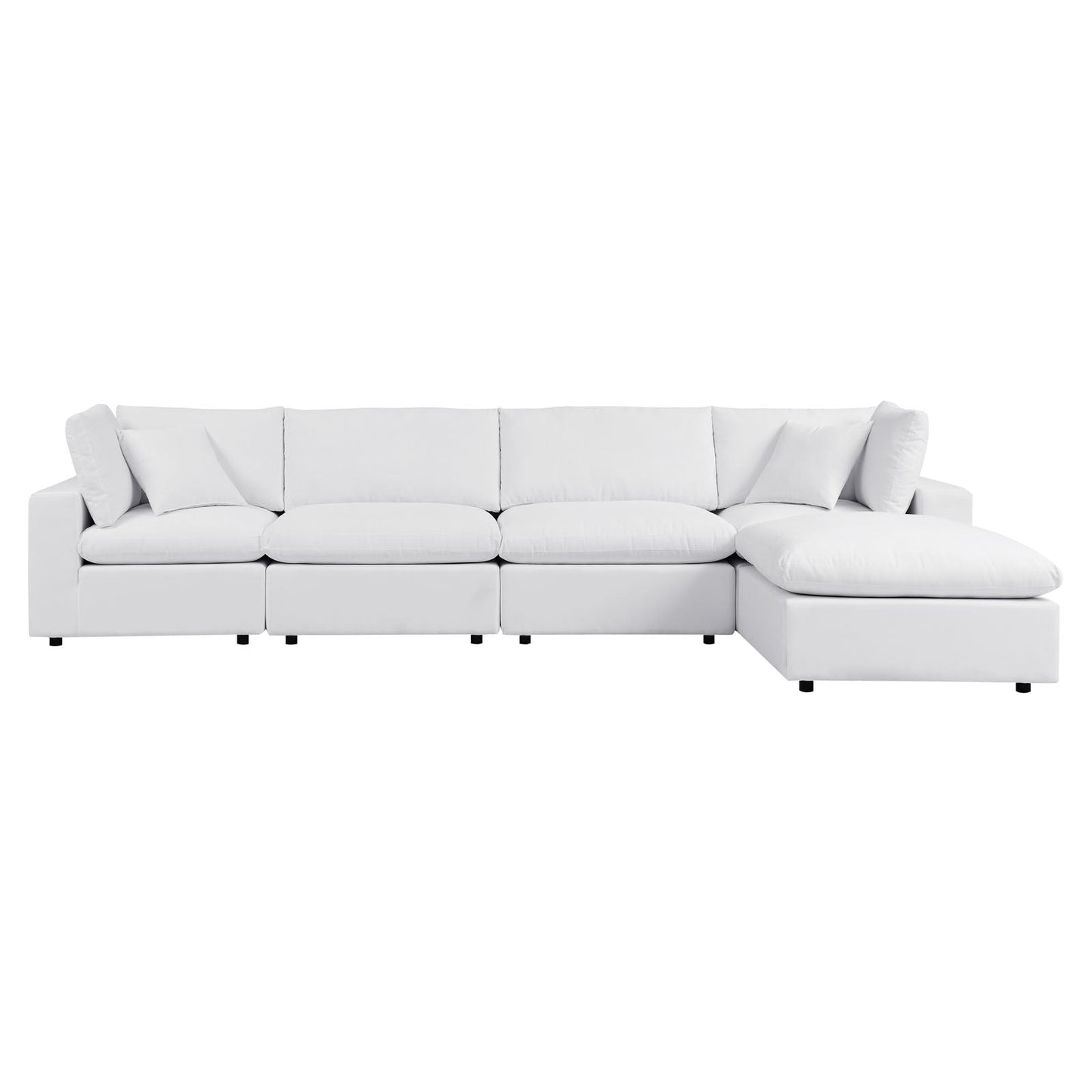 Commix 5-Piece Sunbrella¨ Outdoor Patio Sectional Sofa by Modway