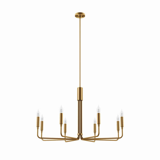 Rekindle 8-Light Chandelier by Modway