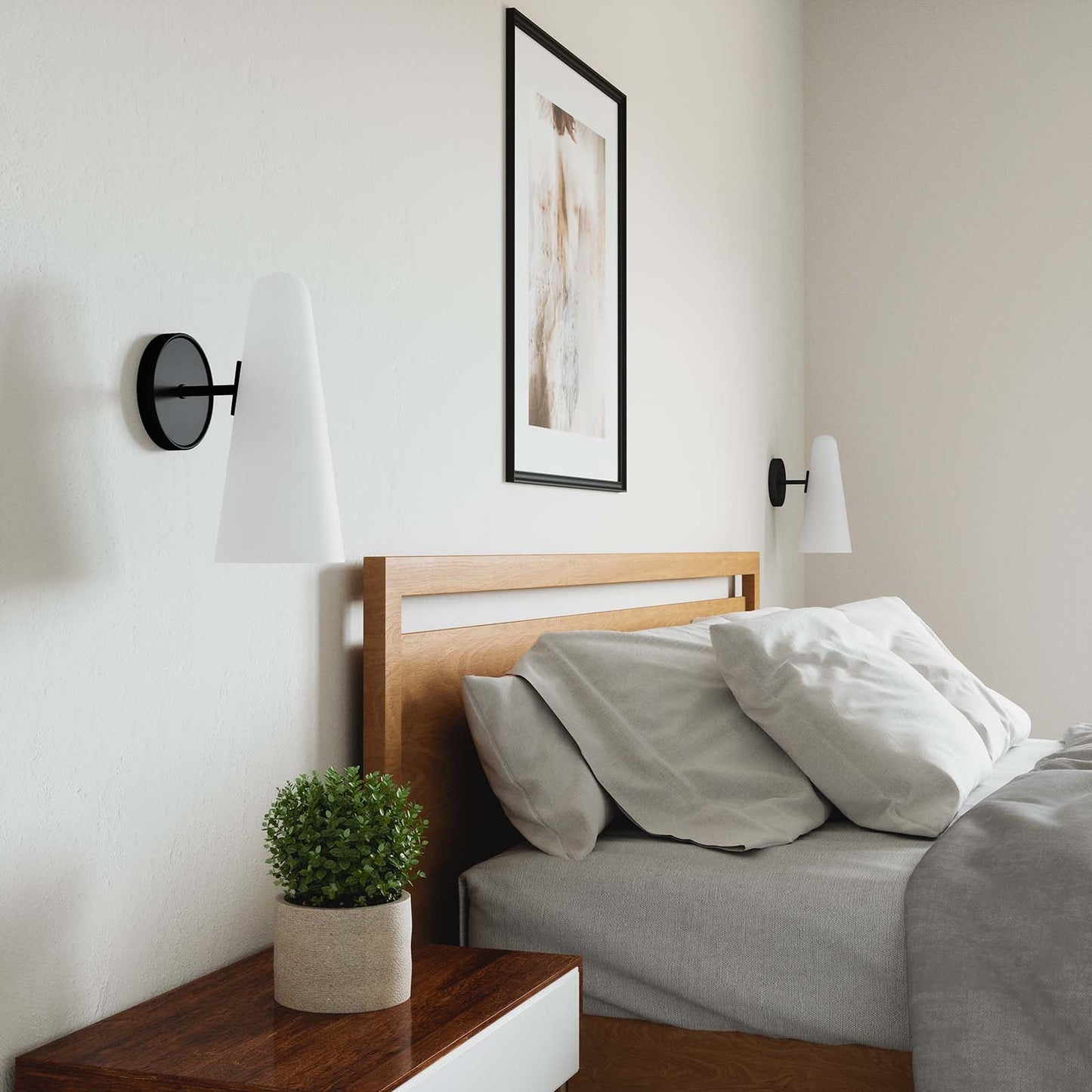 Beacon 1-Light Wall Sconce by Modway