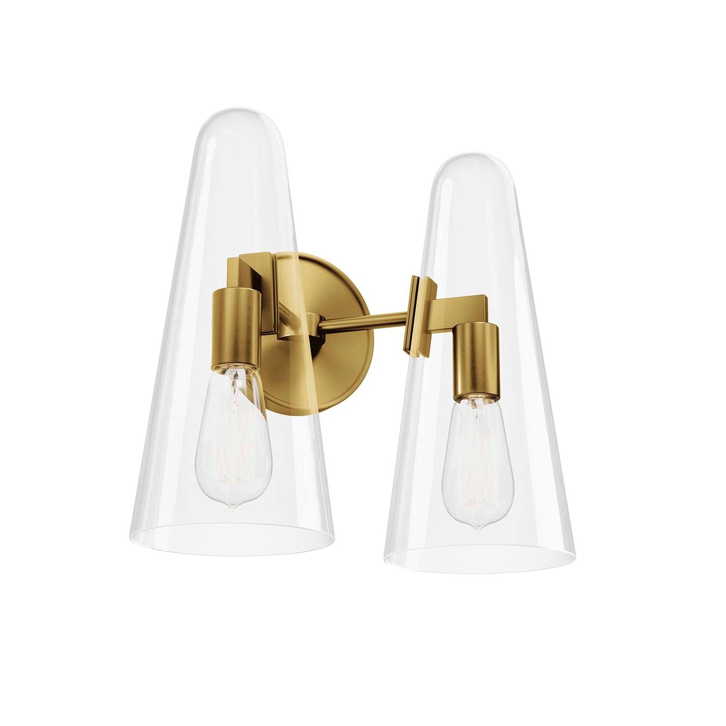 Beacon 2-Light Wall Sconce by Modway