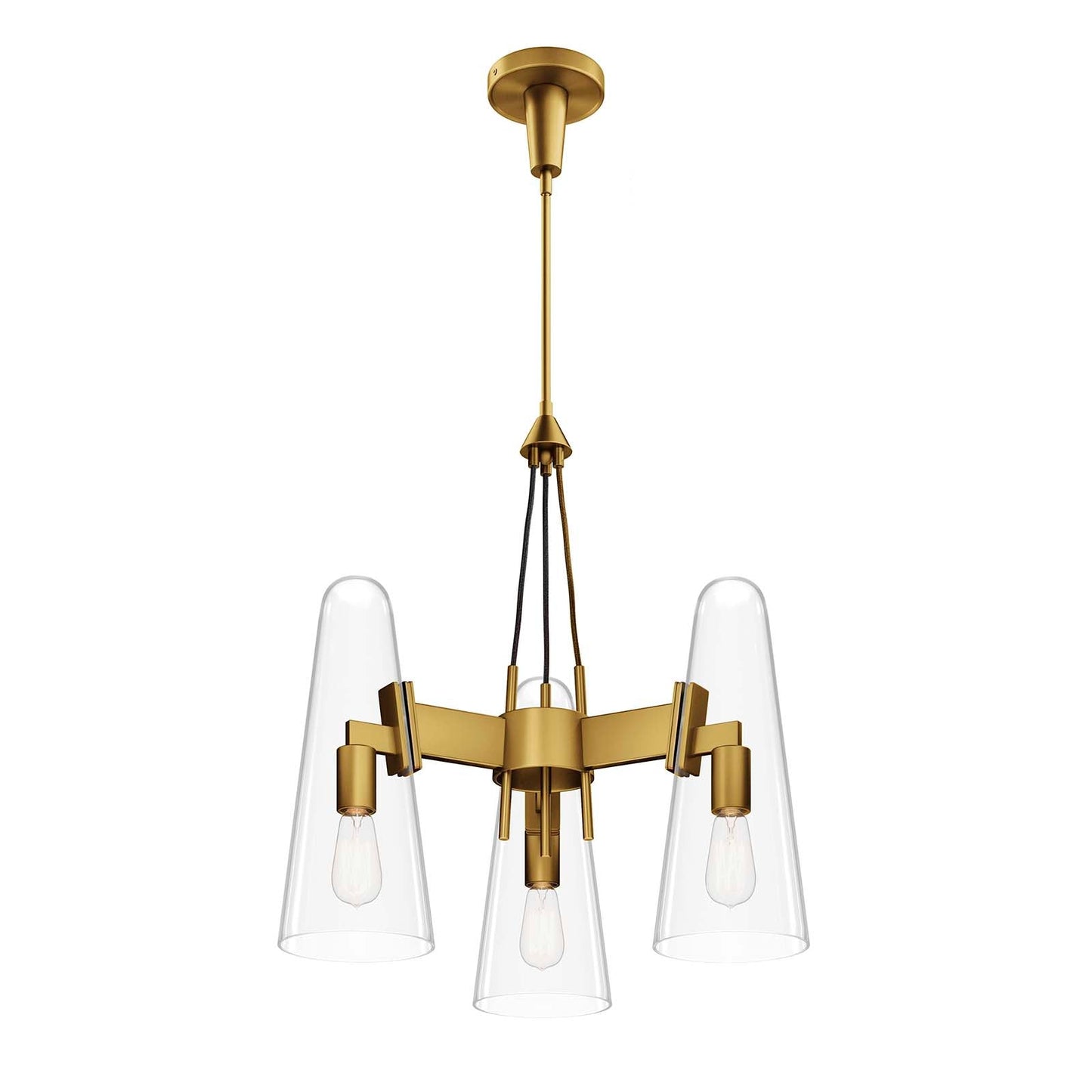 Beacon 3-Light Pendant Light by Modway