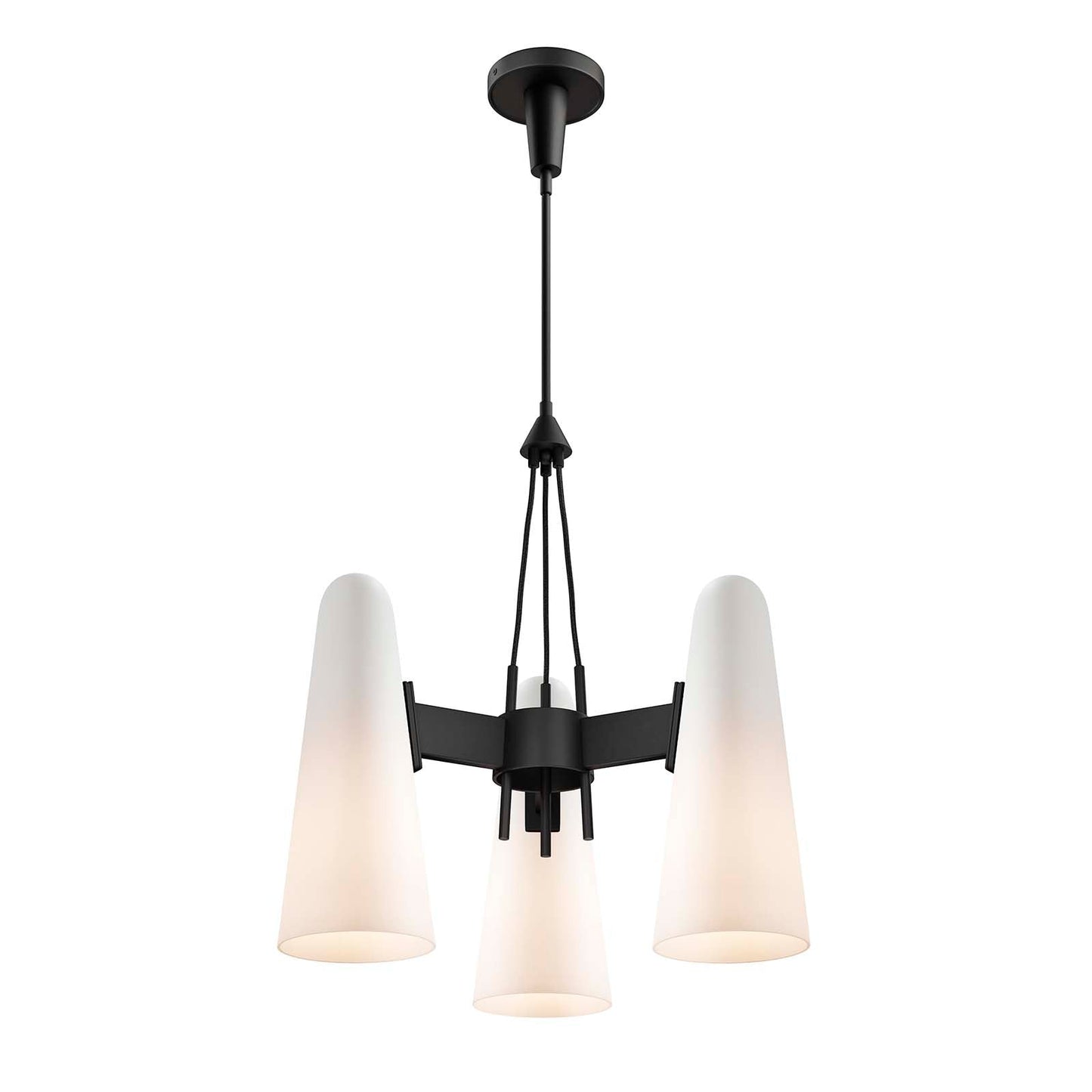Beacon 3-Light Pendant Light by Modway