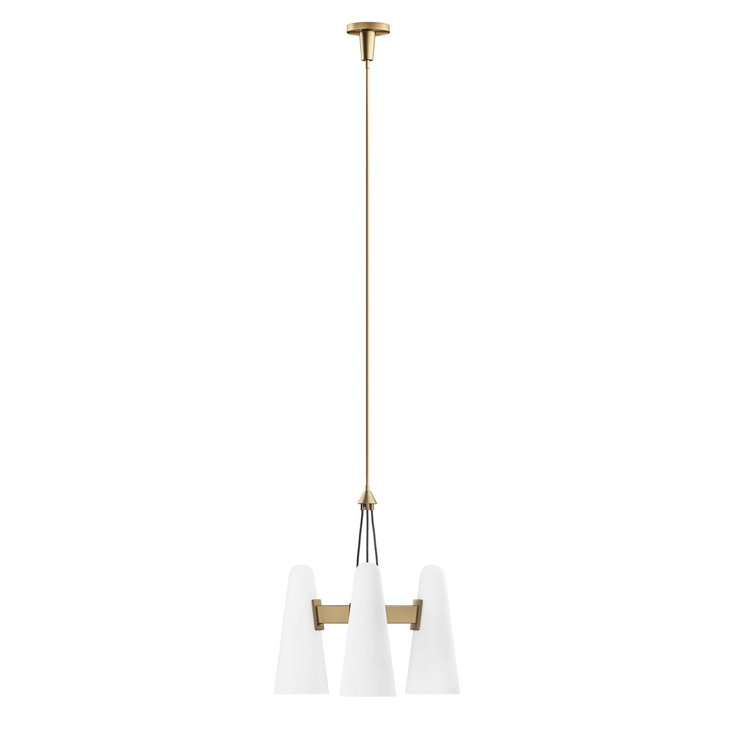 Beacon 3-Light Pendant Light by Modway
