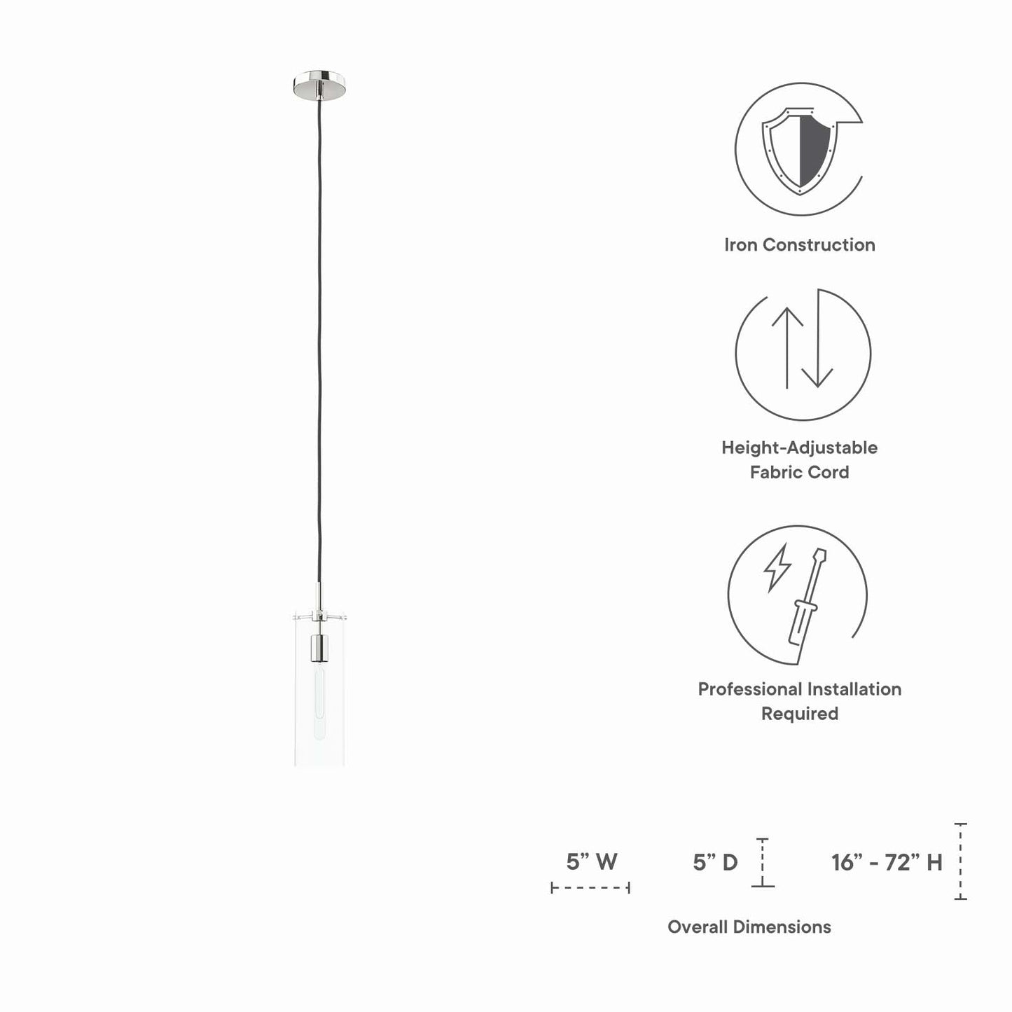 Skylark Pendant Light by Modway