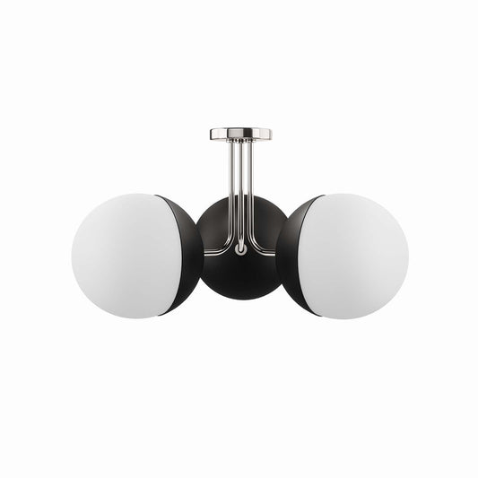 Stellar 3-Light Semi-Flush Ceiling Light by Modway