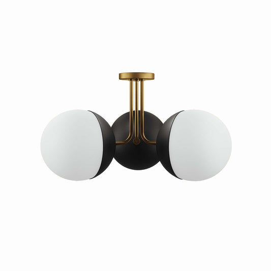 Stellar 3-Light Semi-Flush Ceiling Light by Modway