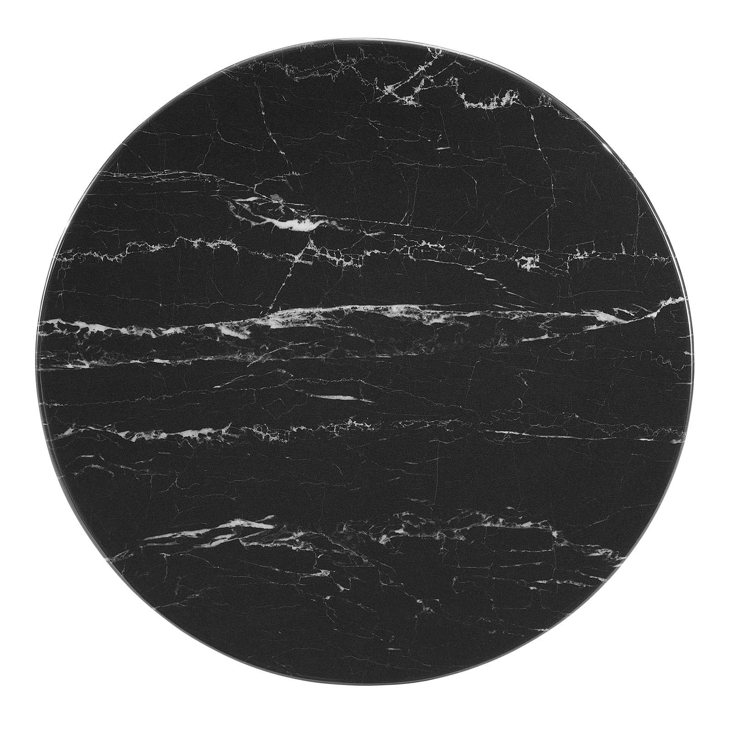 Lippa 20" Round Faux Marble Side Table by Modway