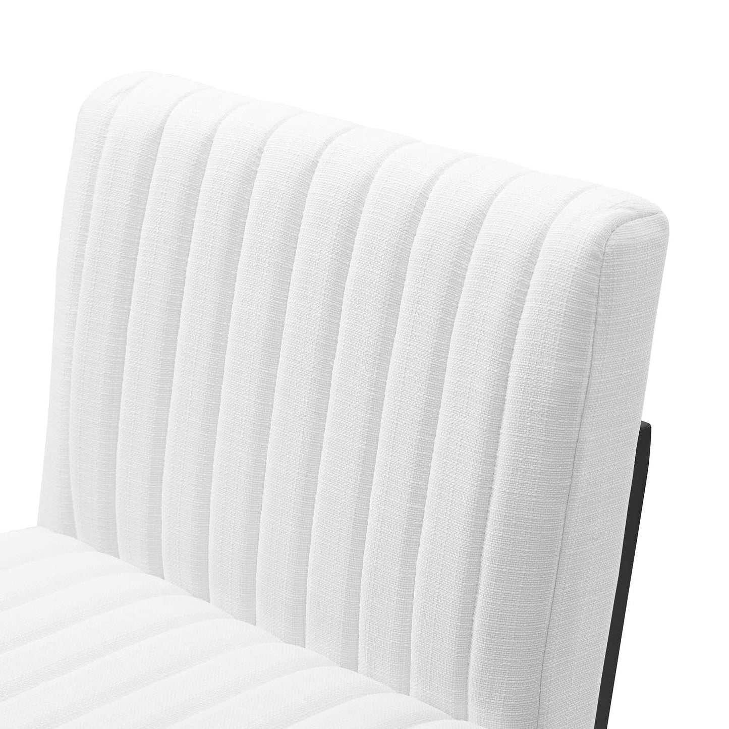Indulge Channel Tufted Fabric Counter Stools Set of 2 by Modway