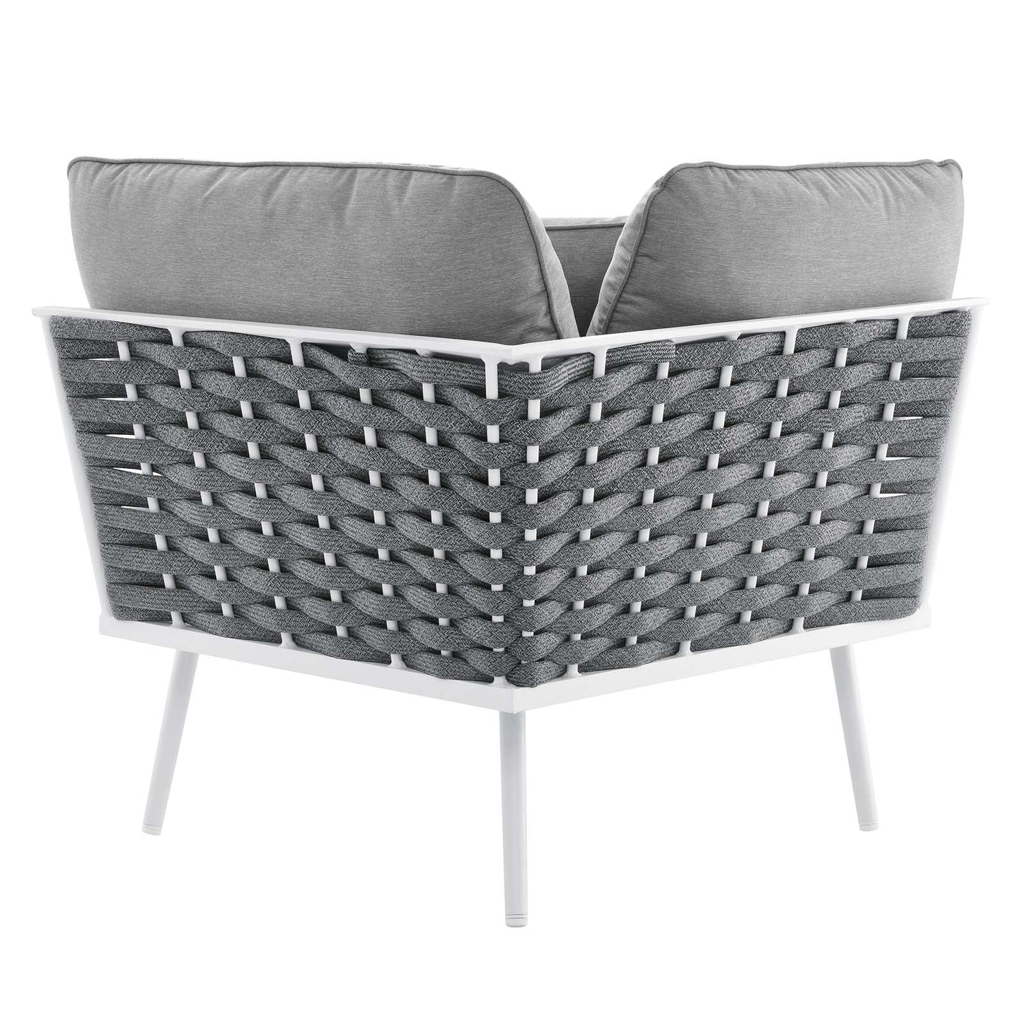 Stance 7 Piece Outdoor Patio Aluminum Sectional Sofa Set by Modway