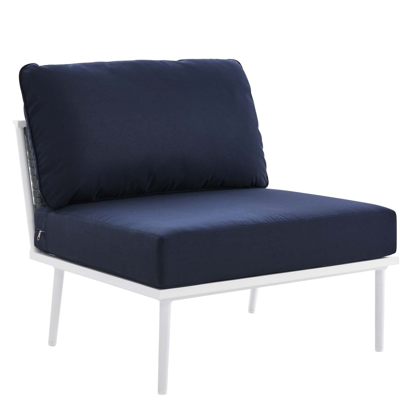 Stance 9 Piece Aluminum Outdoor Patio Aluminum Sectional Sofa Set by Modway
